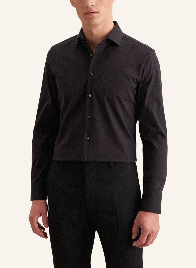 Seidensticker Shaped Fit Fil A Fil Business Kent Shirt