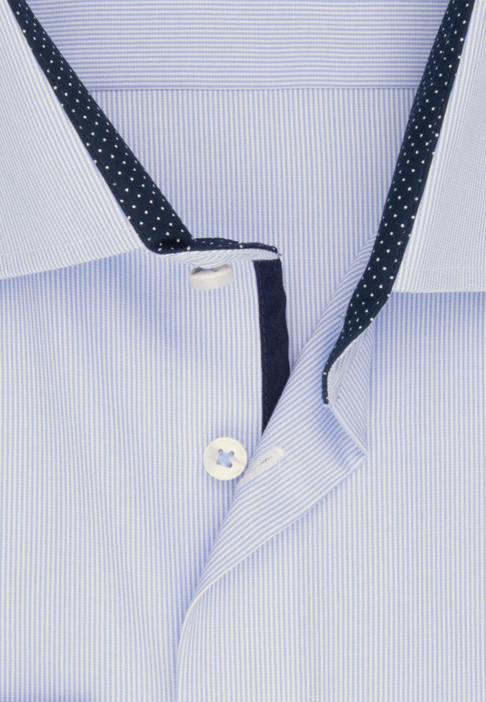 Seidensticker Regular Fit Striped Business Kent Shirt