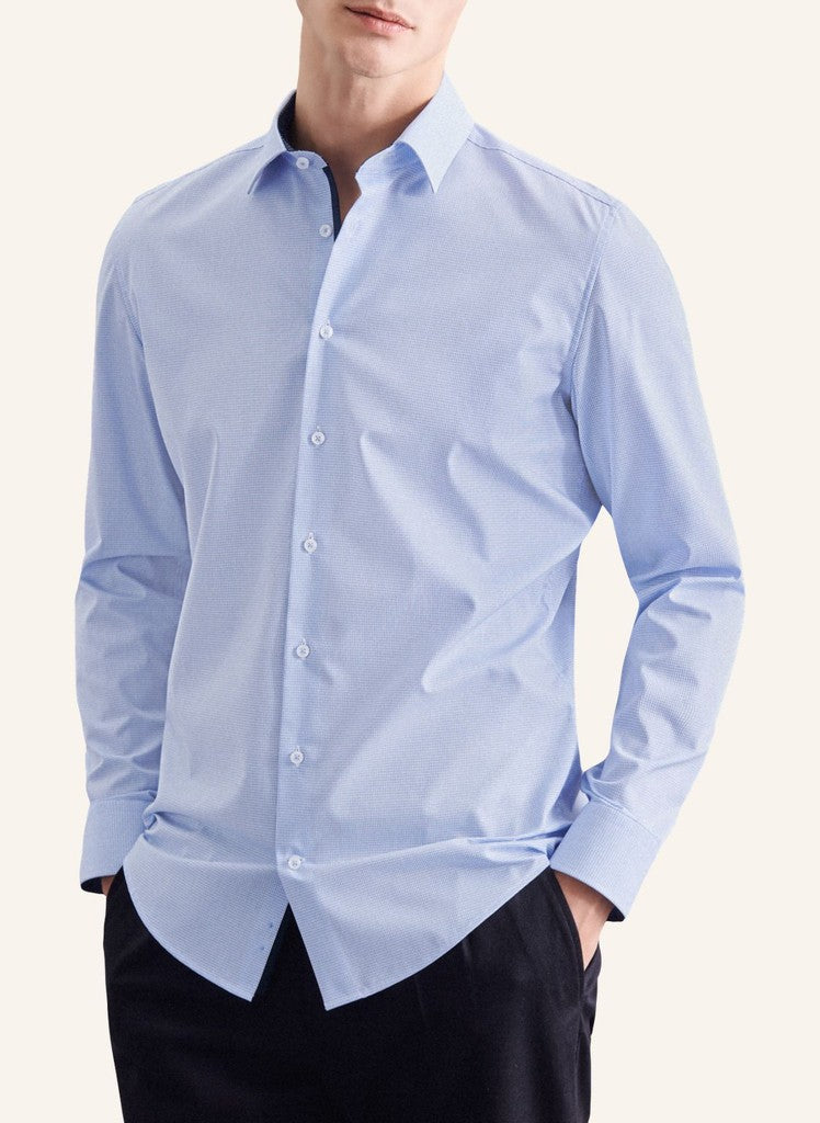Seidensticker Slim Fit Business Kent Patch Shirt