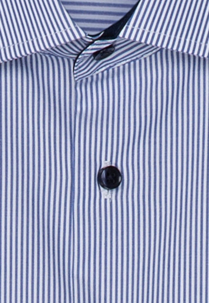Seidensticker Regular Fit Striped Business Kent Shirt