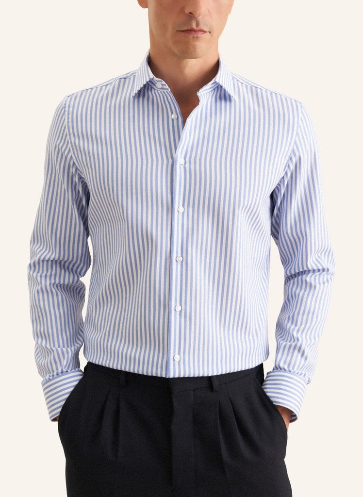 Seidensticker Striped Slim Fit New Kent Shirt