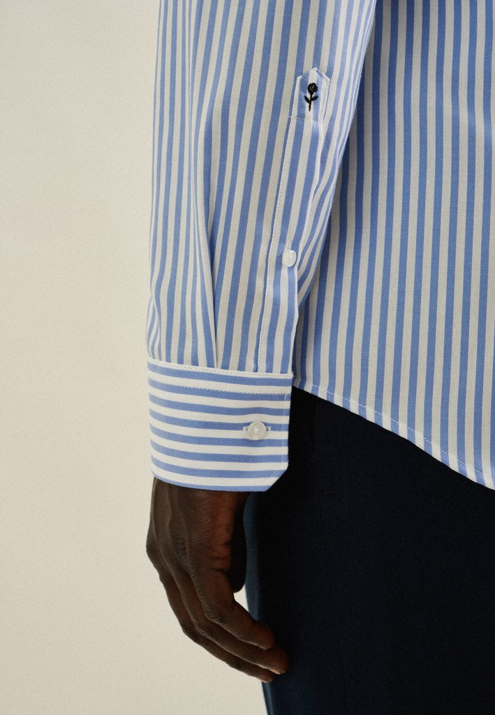 Seidensticker Stripe Shaped Fit New Kent Shirt