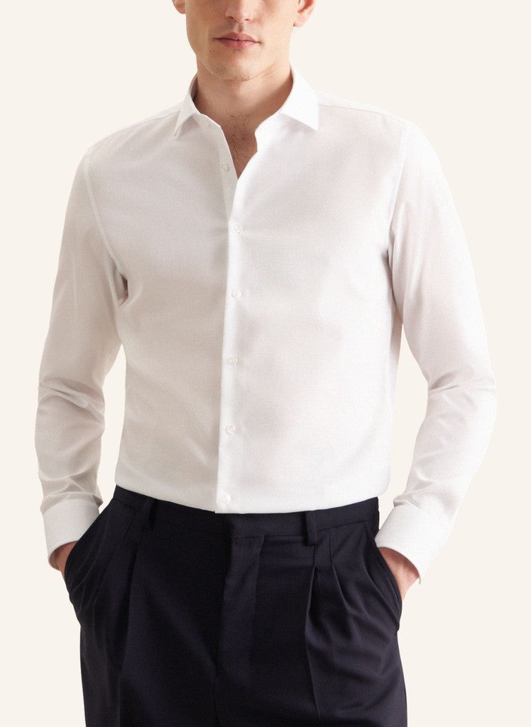Seidensticker Shaped Spread Kent Shirt