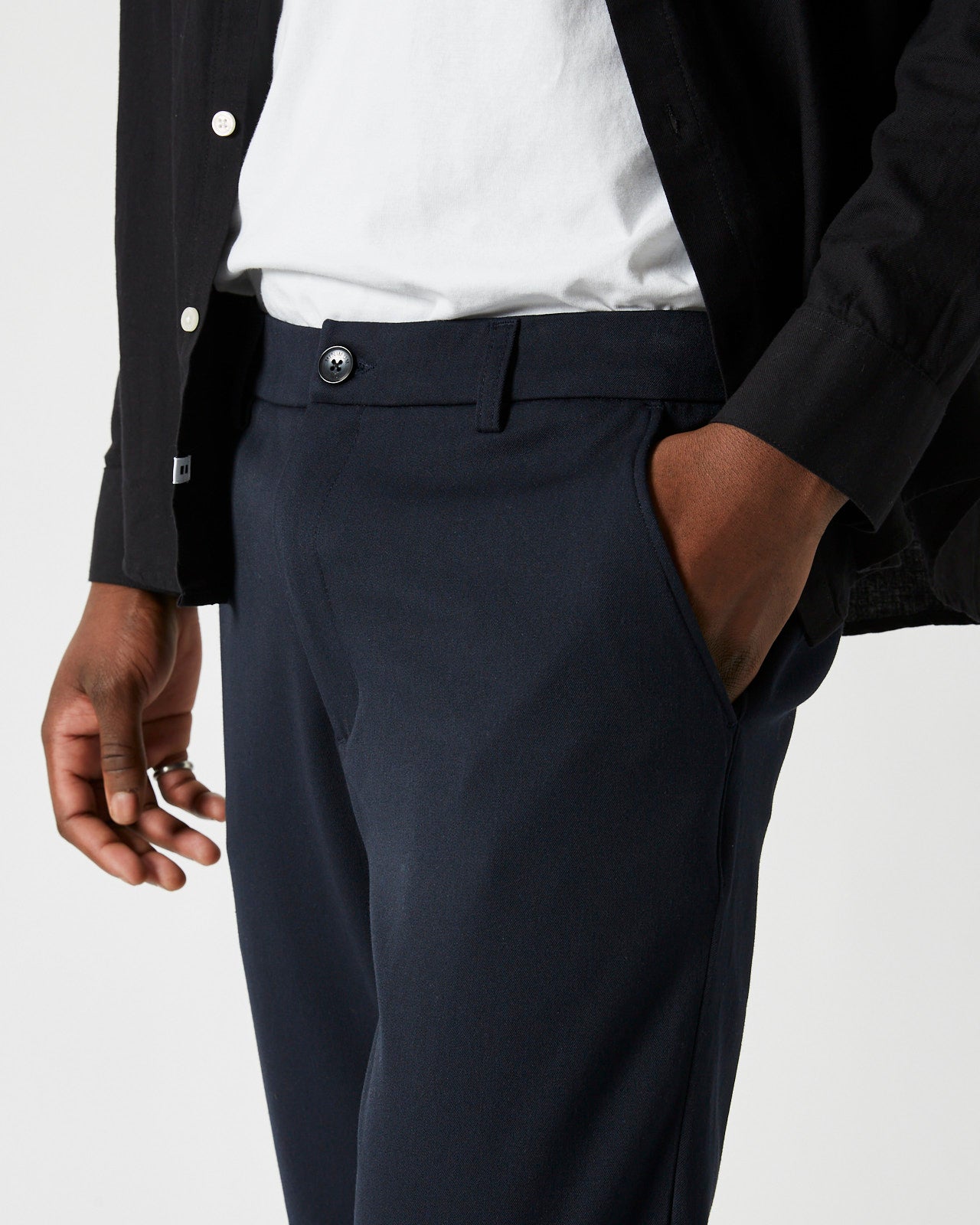 minimum male Sofus 9780 Chino Pants 687 Navy Blazer