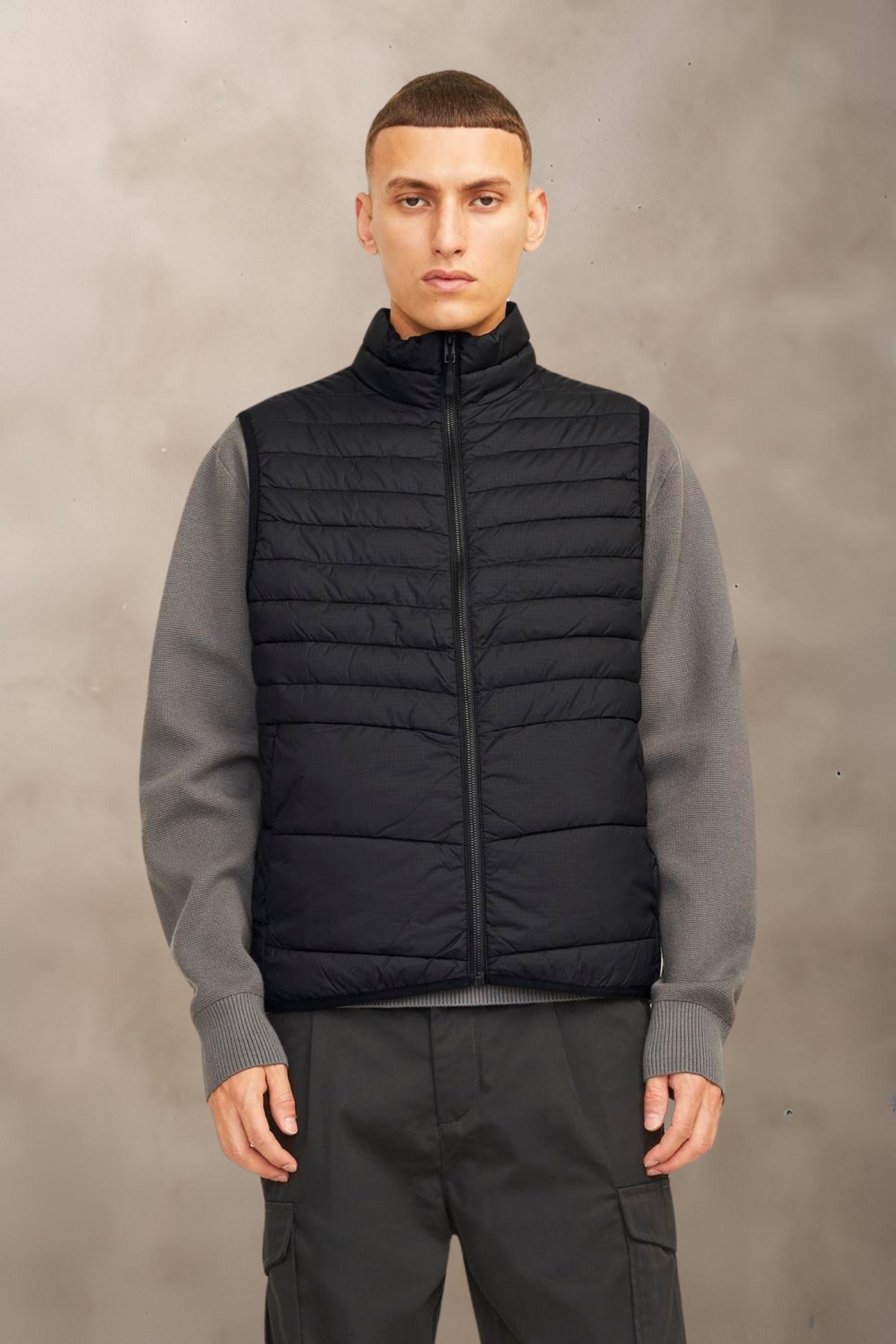 JJESTATE PACKABLE BW COLLAR - OVERTØJ -  - Hr Ravn