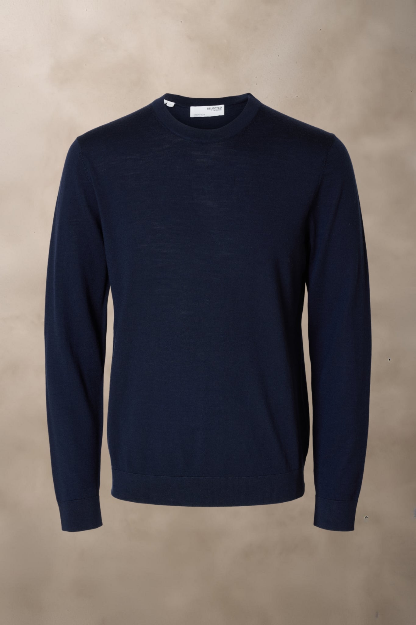 STRIK - SLHTRAY LS KNIT MERINO CREW NECK -  - Hr Ravn