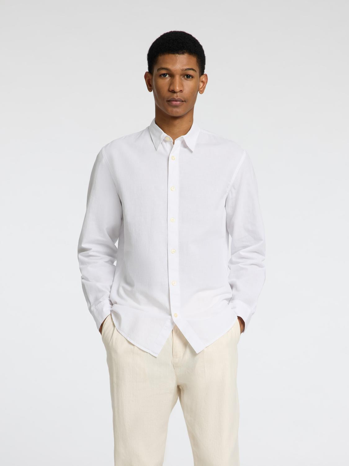 Slhslim-Sun Shirt Ls Noos
