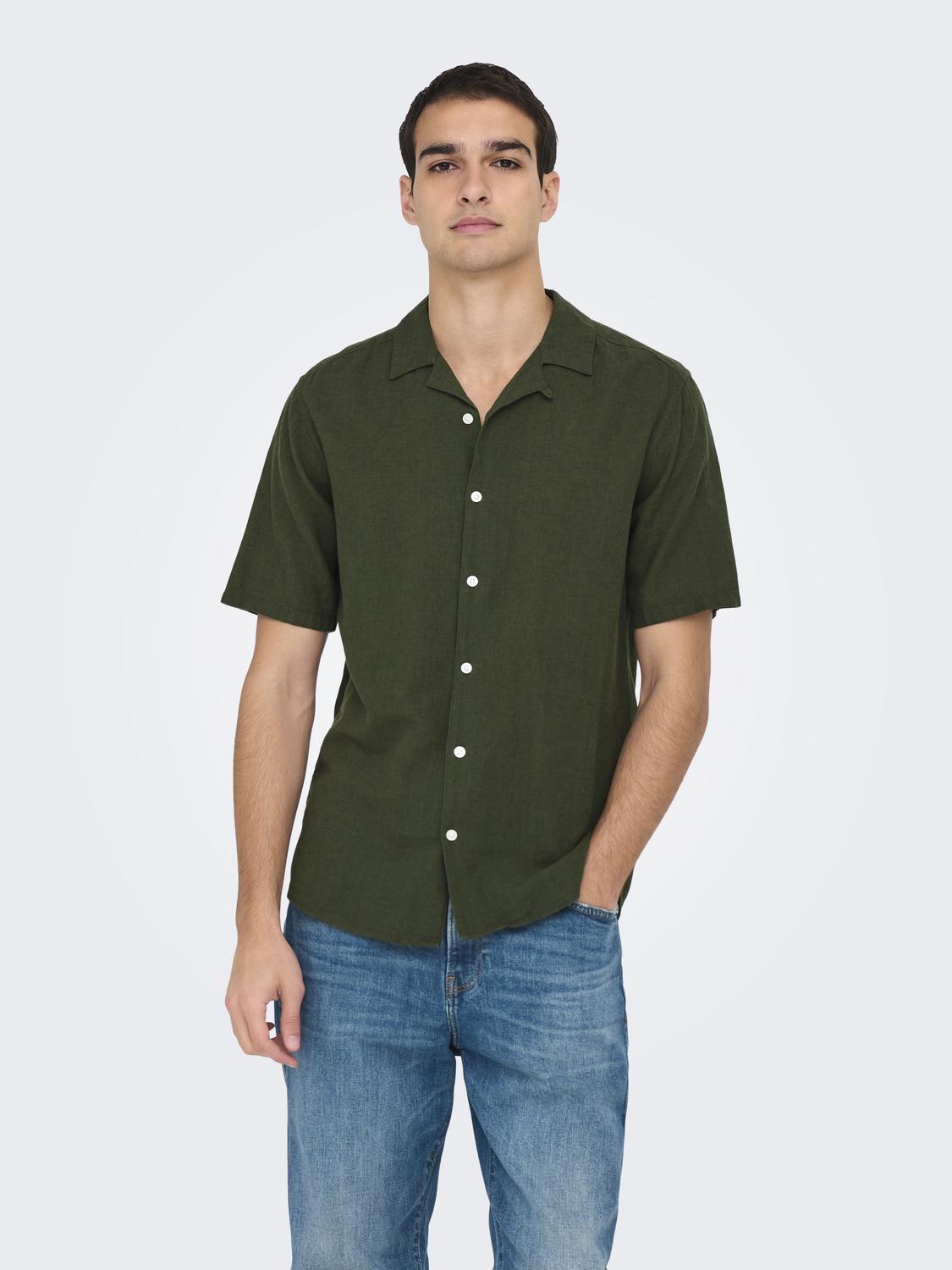 Onscaiden Life Ss Sol Res Linenblendnoos