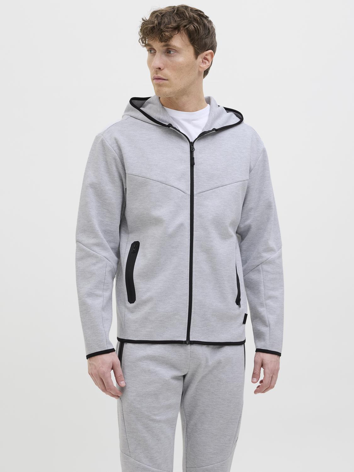 SWEATSHIRTS - Jcofusion Sweat Zip Hood Noos -  - Hr Ravn