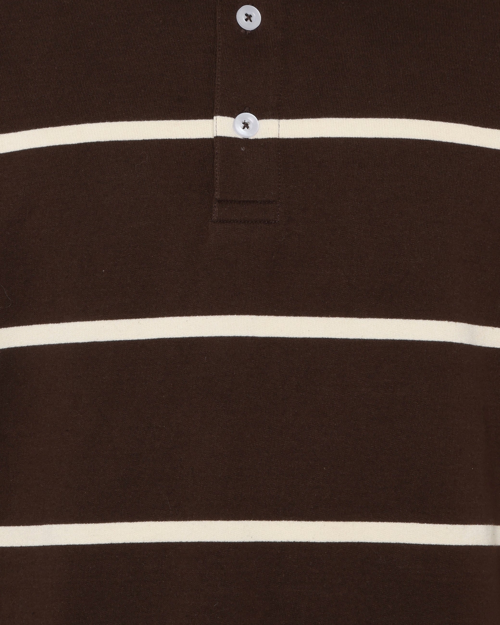 minimum male Tate rugby polo 4456 GOTS Polo 1914 Seal Brown