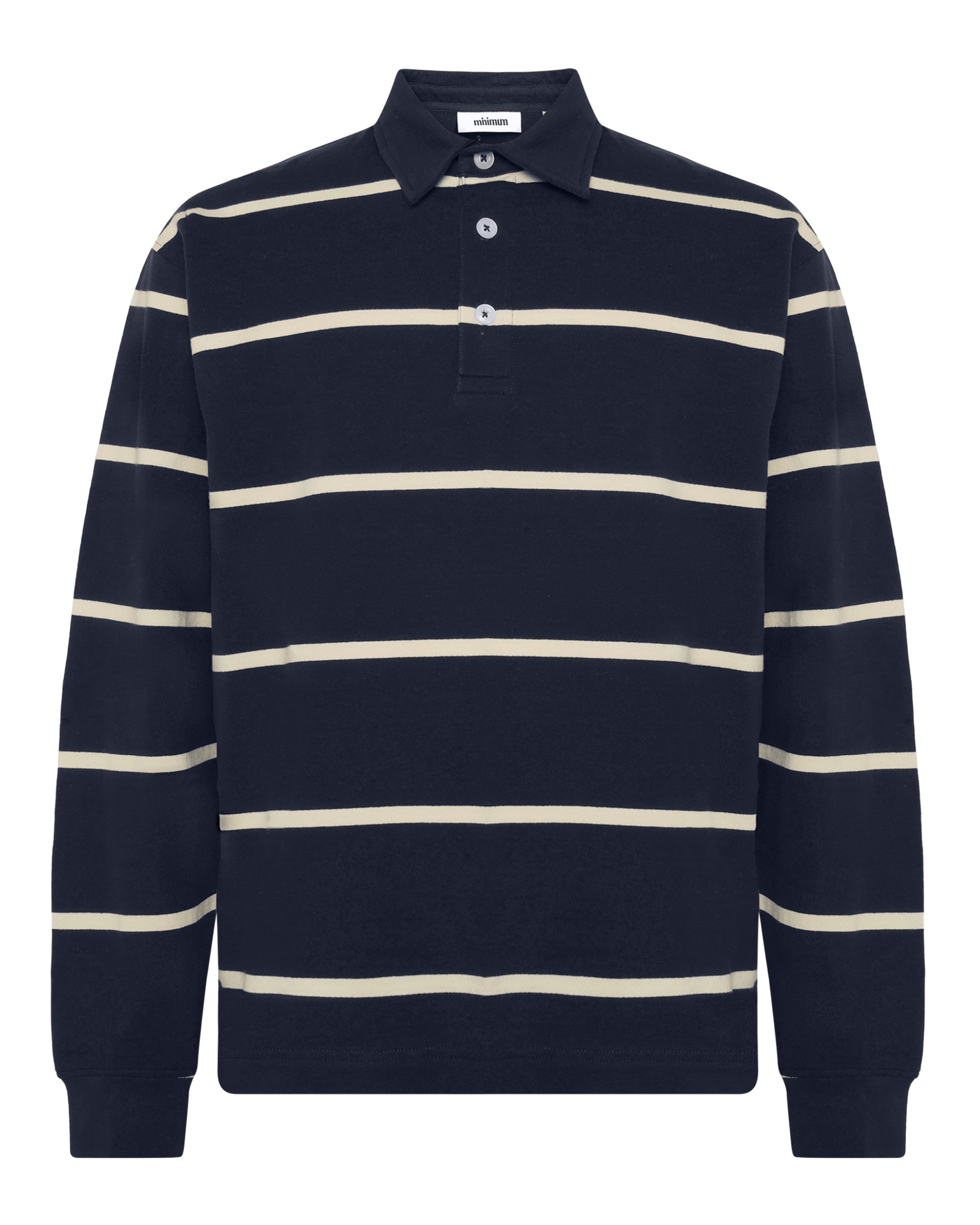 minimum male Tate rugby polo 4456 GOTS Polo 3922 Sky Captain