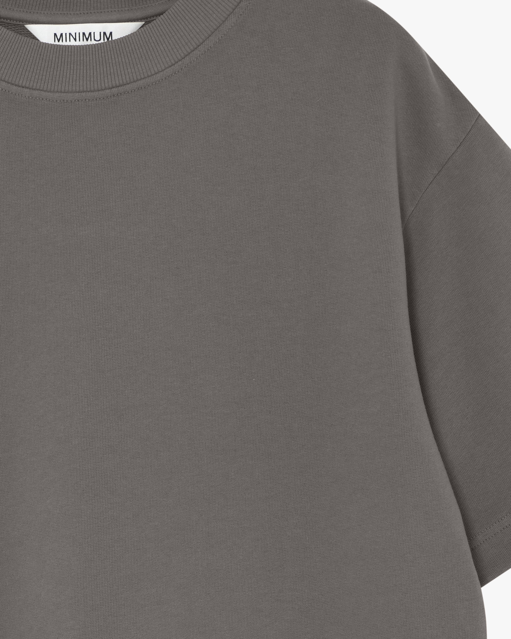 minimum male Terry kortærmet t-shirt 3834 Short Sleeved T-shirt 0510 Castor Gray