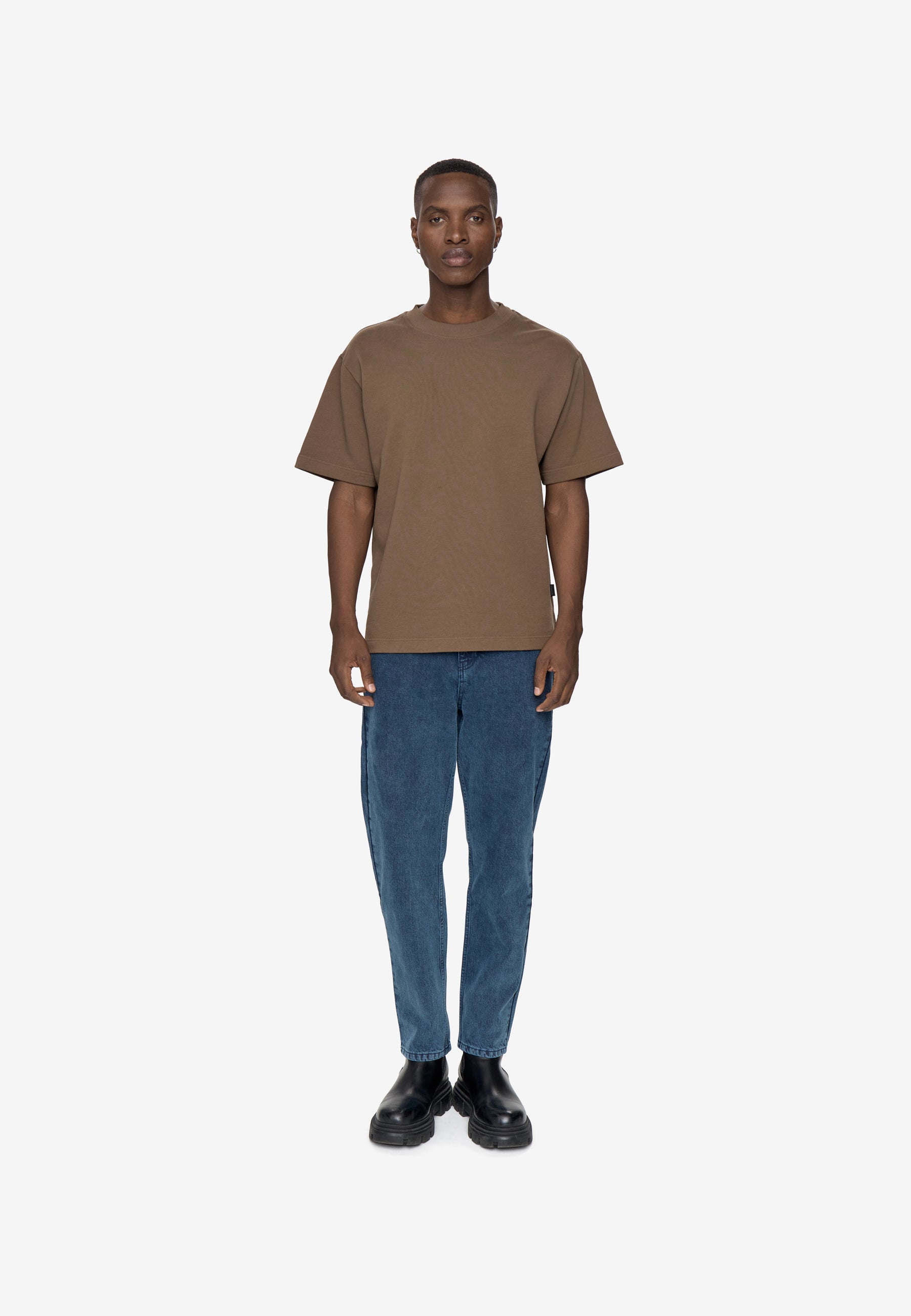 minimum male Terry kortærmet t-shirt 3834 Short Sleeved T-shirt 1815 Shitake