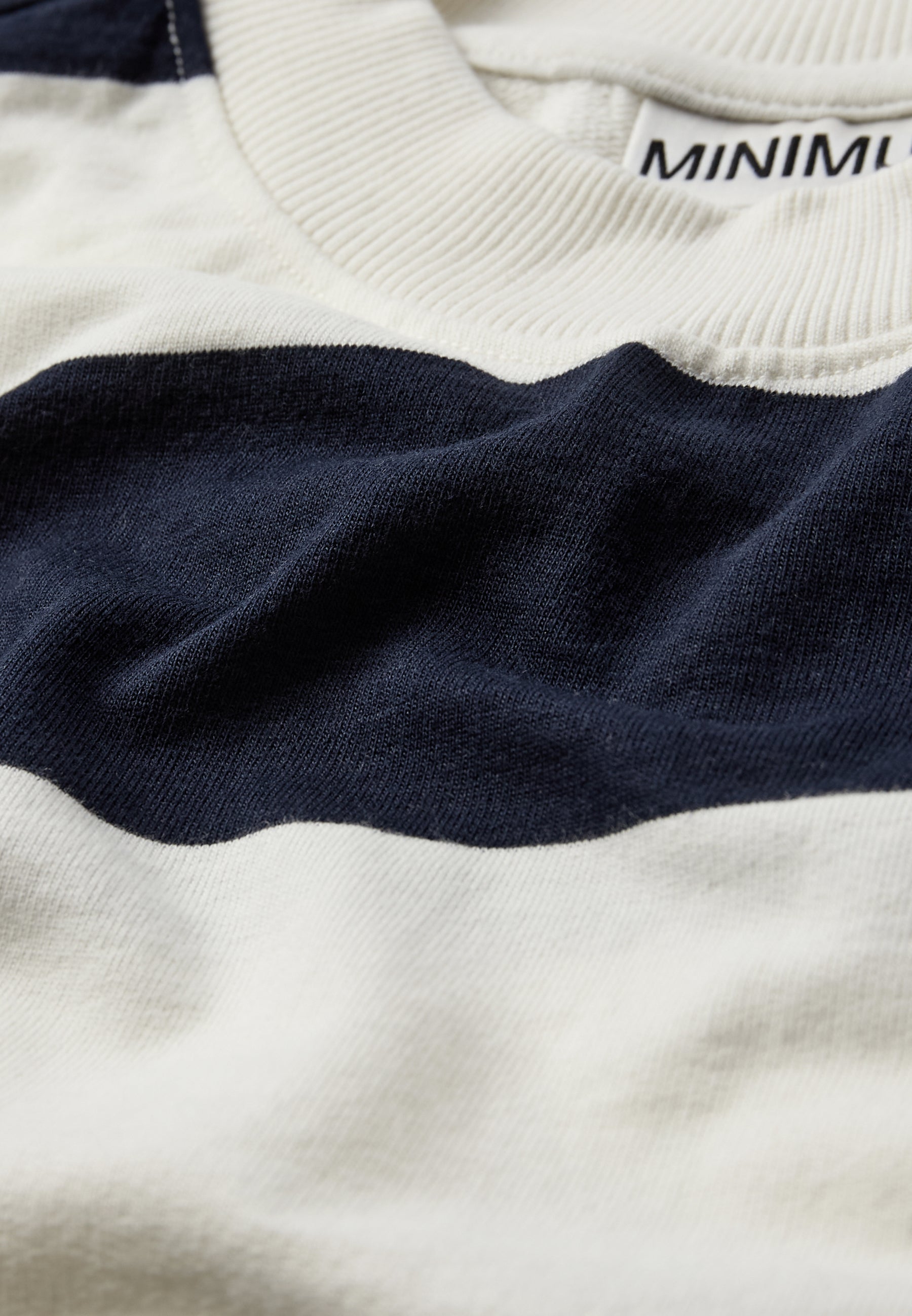 minimum male Terry rls YD strp ss tee G4607 Long Sleeved T-shirt 3922 Sky Captain