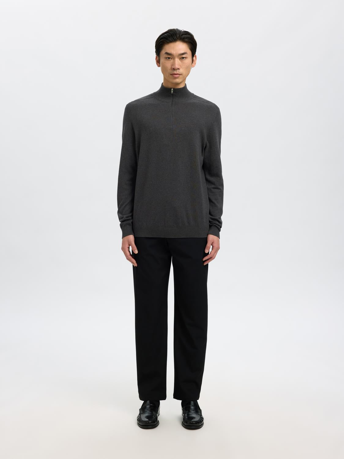 STRIK - Slhberg Ls Half Zip Noos -  - Hr Ravn