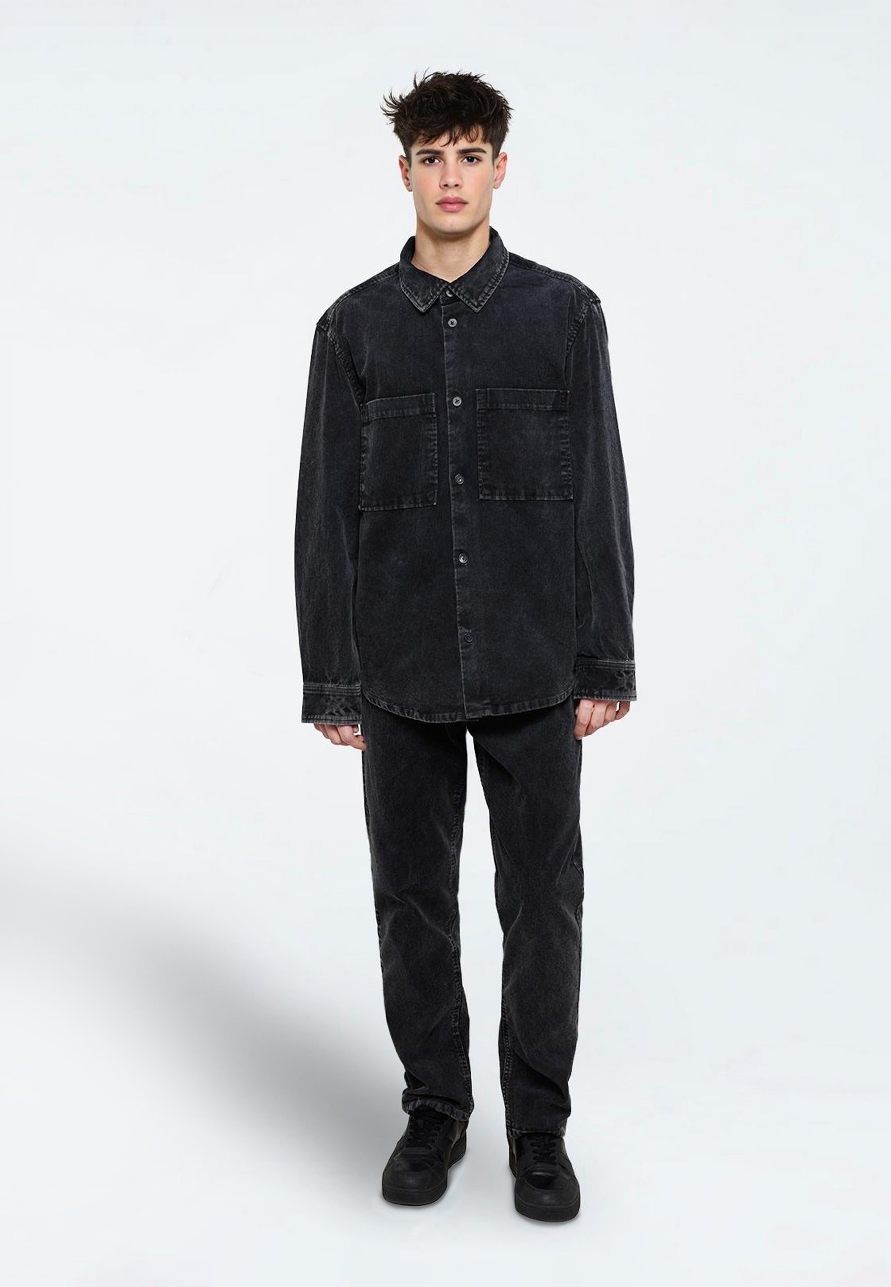 minimum male Titan Overshirt 4356 Overshirt 980 Dark Grey