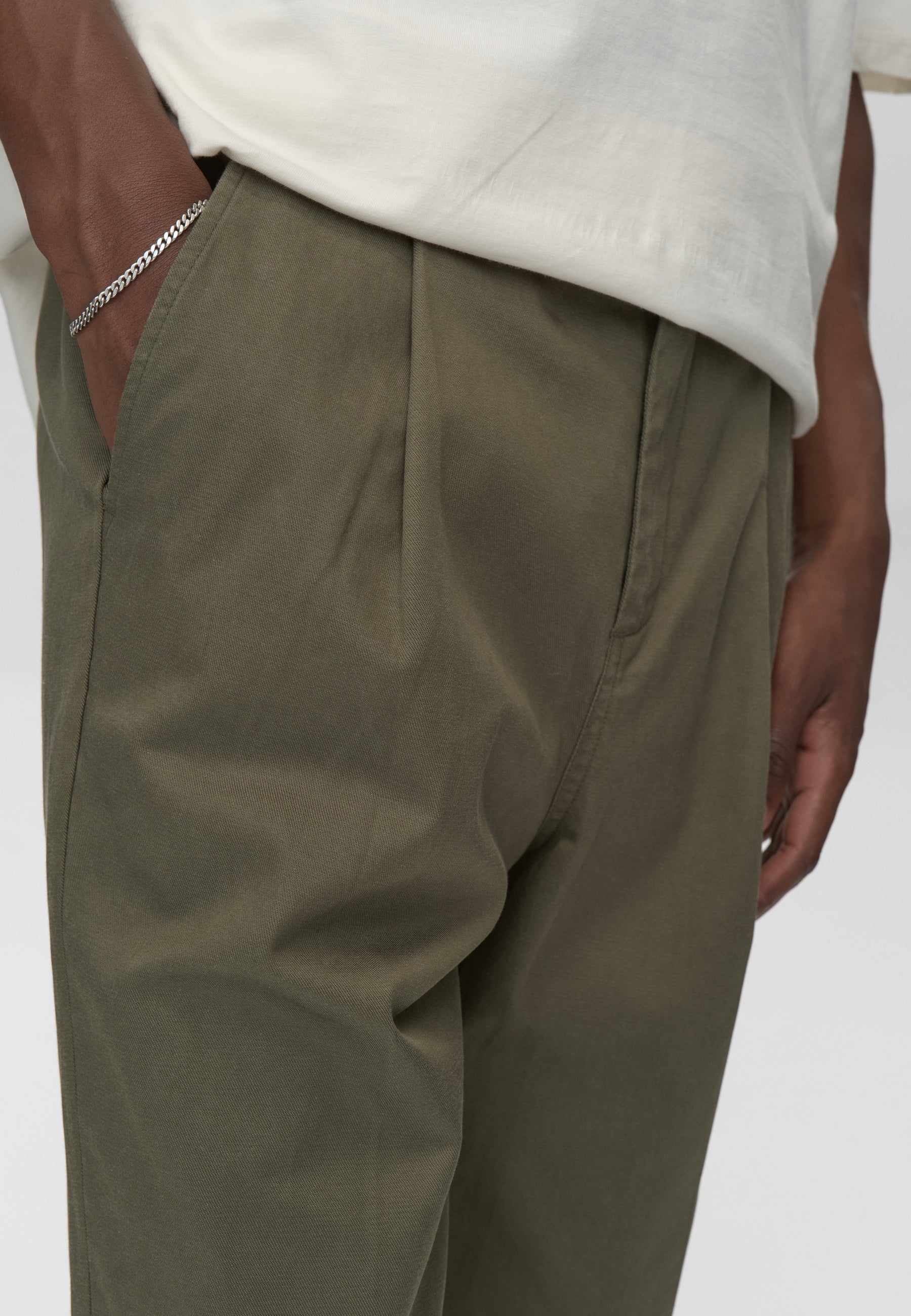 minimum male Tucker stylede bukser 3750 Dressed Pants 0515 Dusty Olive