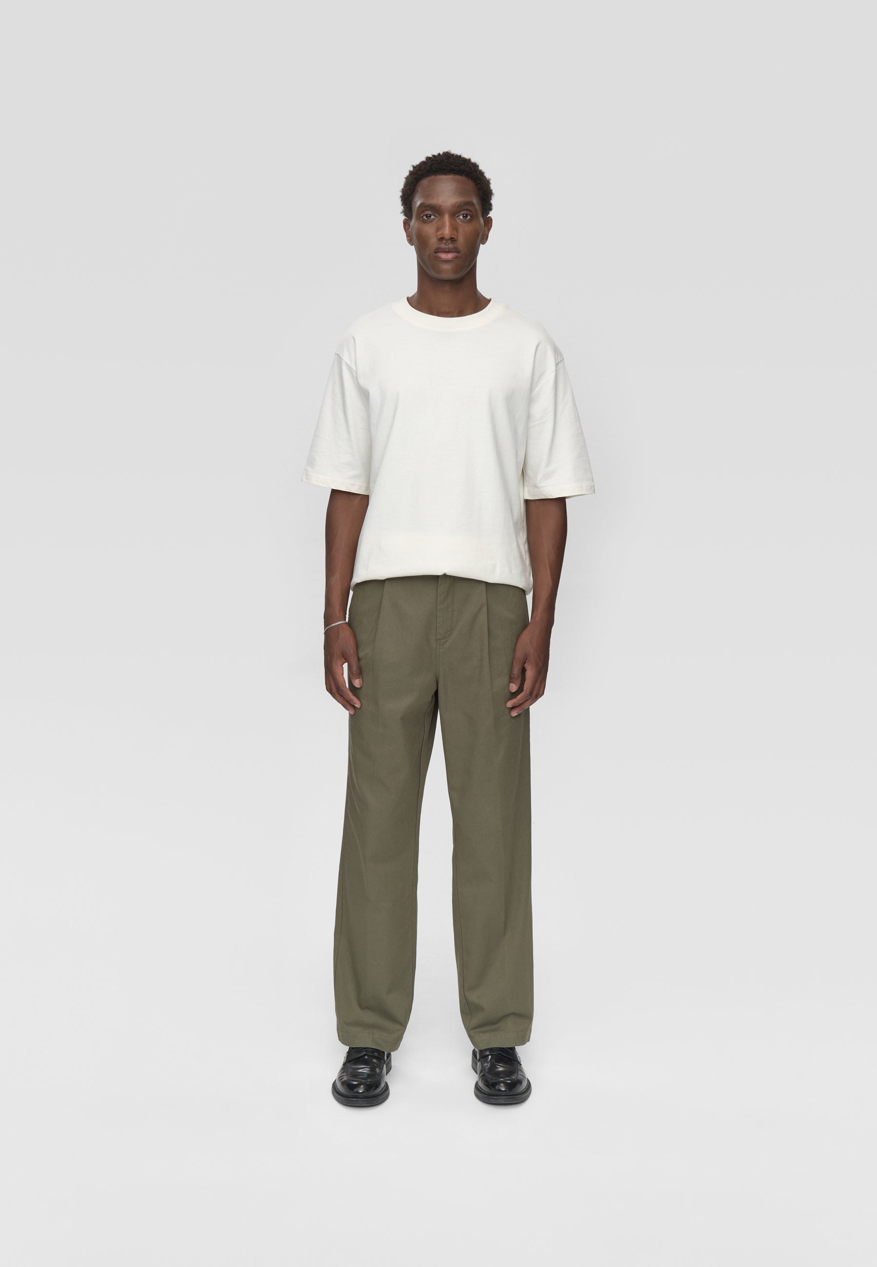 minimum male Tucker stylede bukser 3750 Dressed Pants 0515 Dusty Olive
