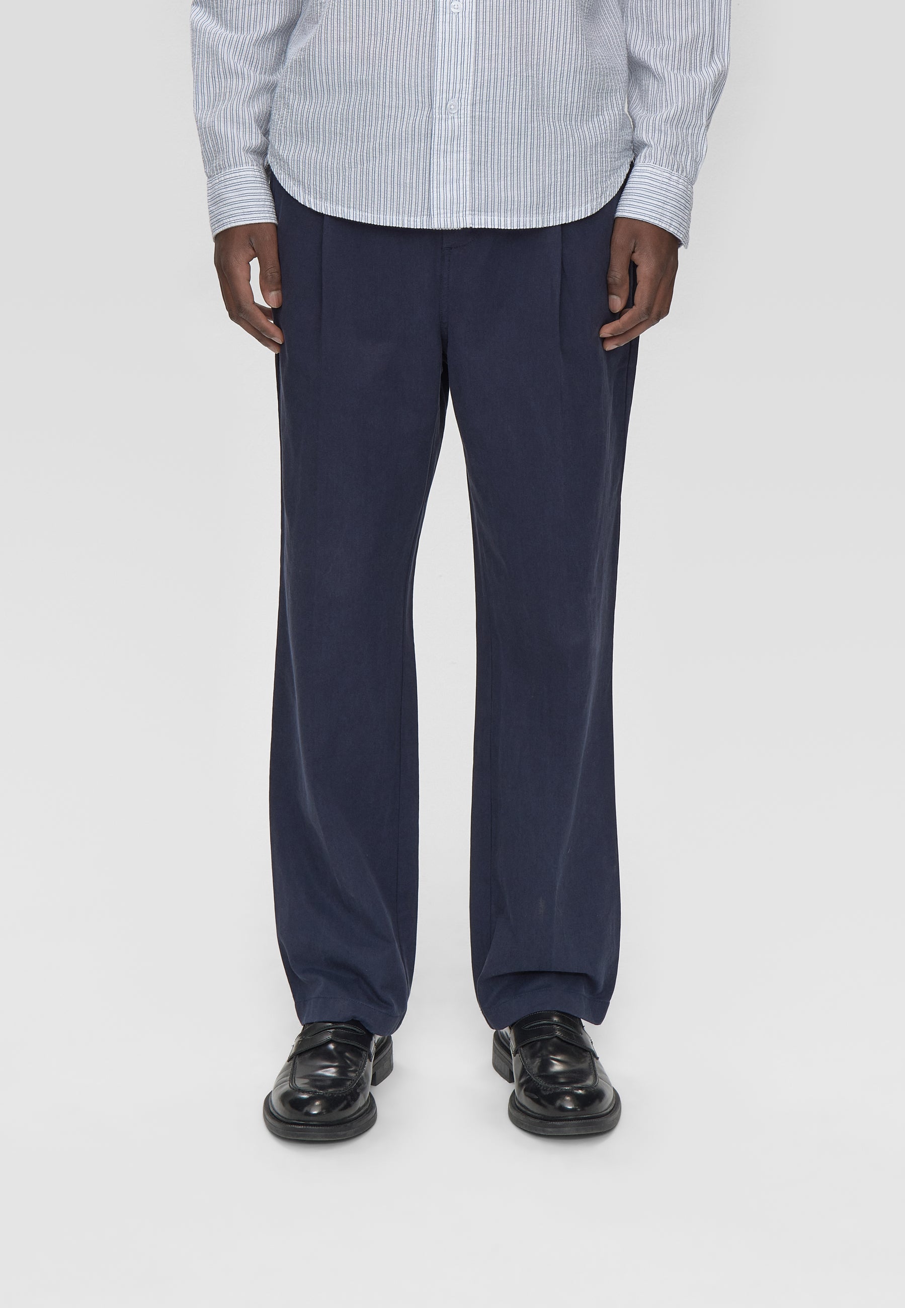minimum male Tucker stylede bukser 3750 Dressed Pants 687 Navy Blazer
