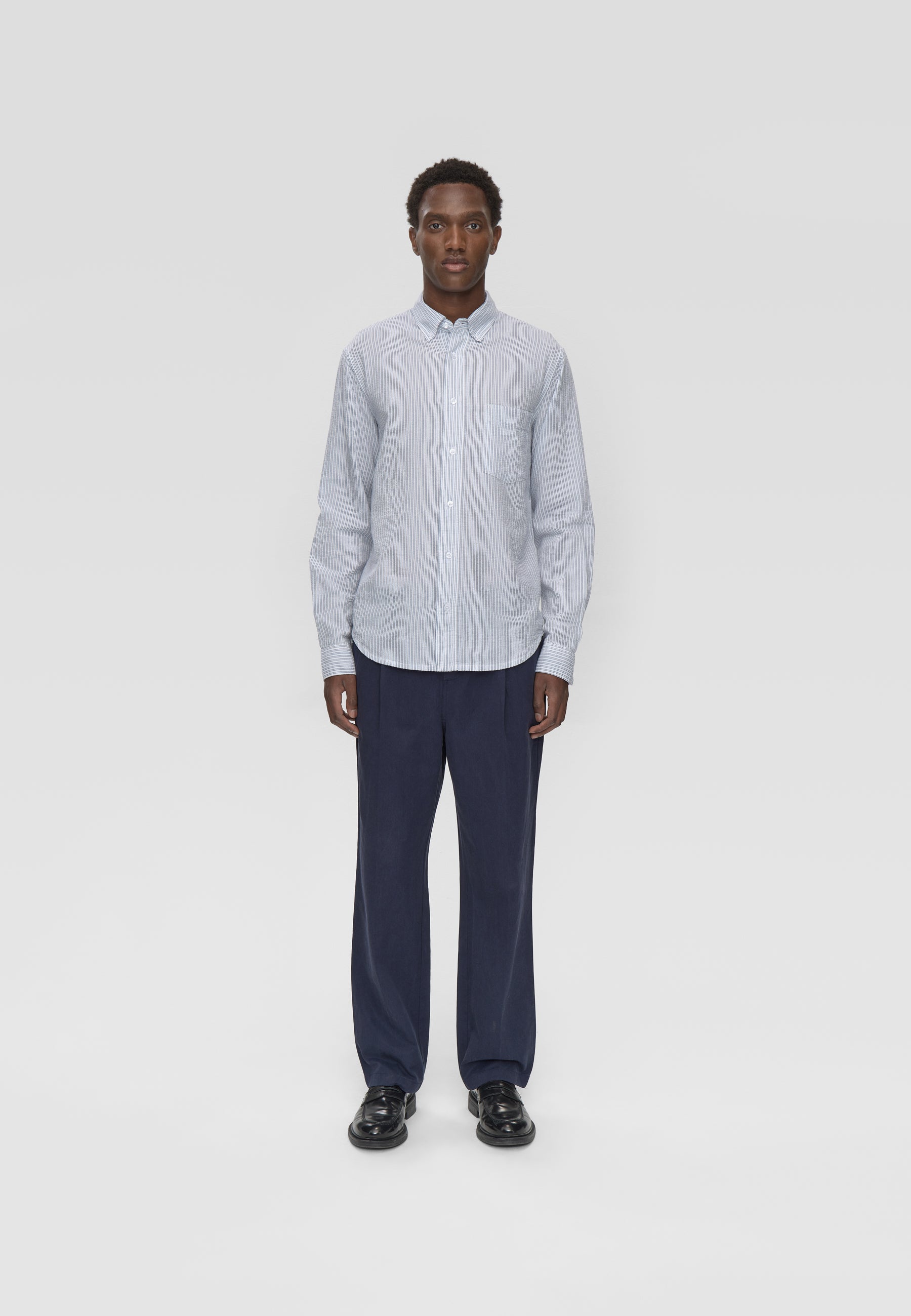 minimum male Tucker stylede bukser 3750 Dressed Pants 687 Navy Blazer