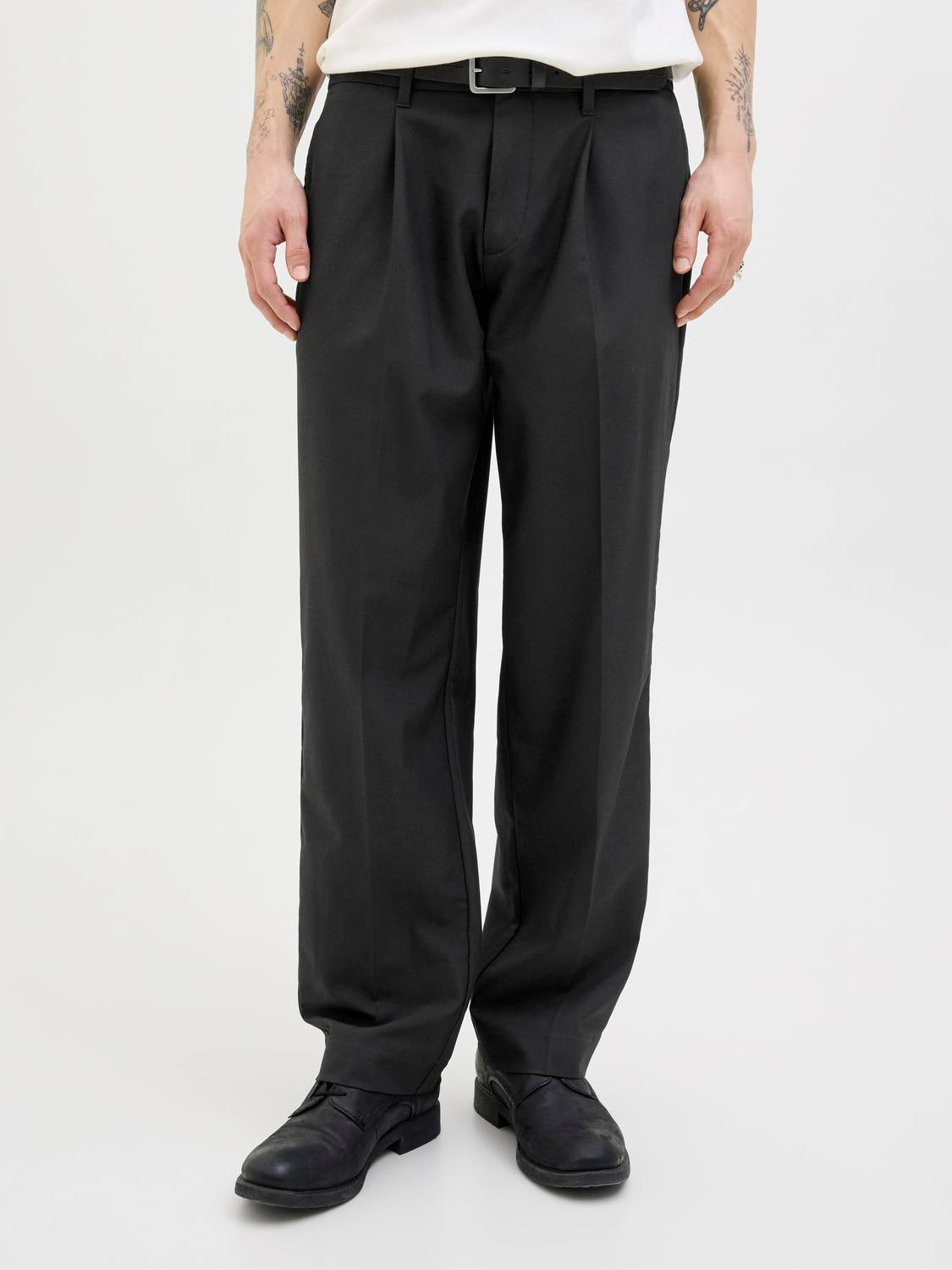 BUKSER - Jprcckarl Jjcameron Pleated Chino Noos -  - Hr Ravn