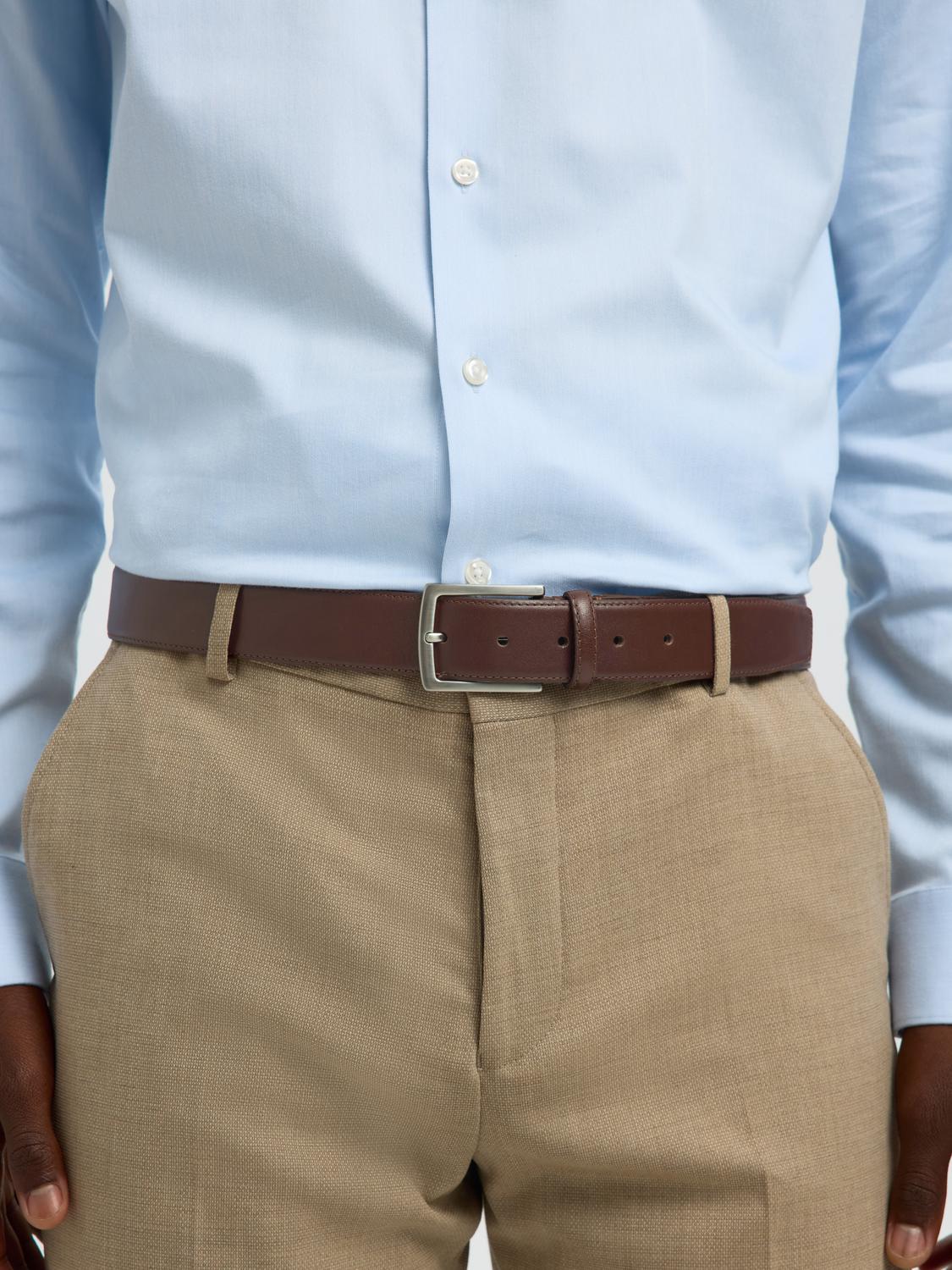 Belts - Slhaksel Leather Belt Noos -  - Hr Ravn