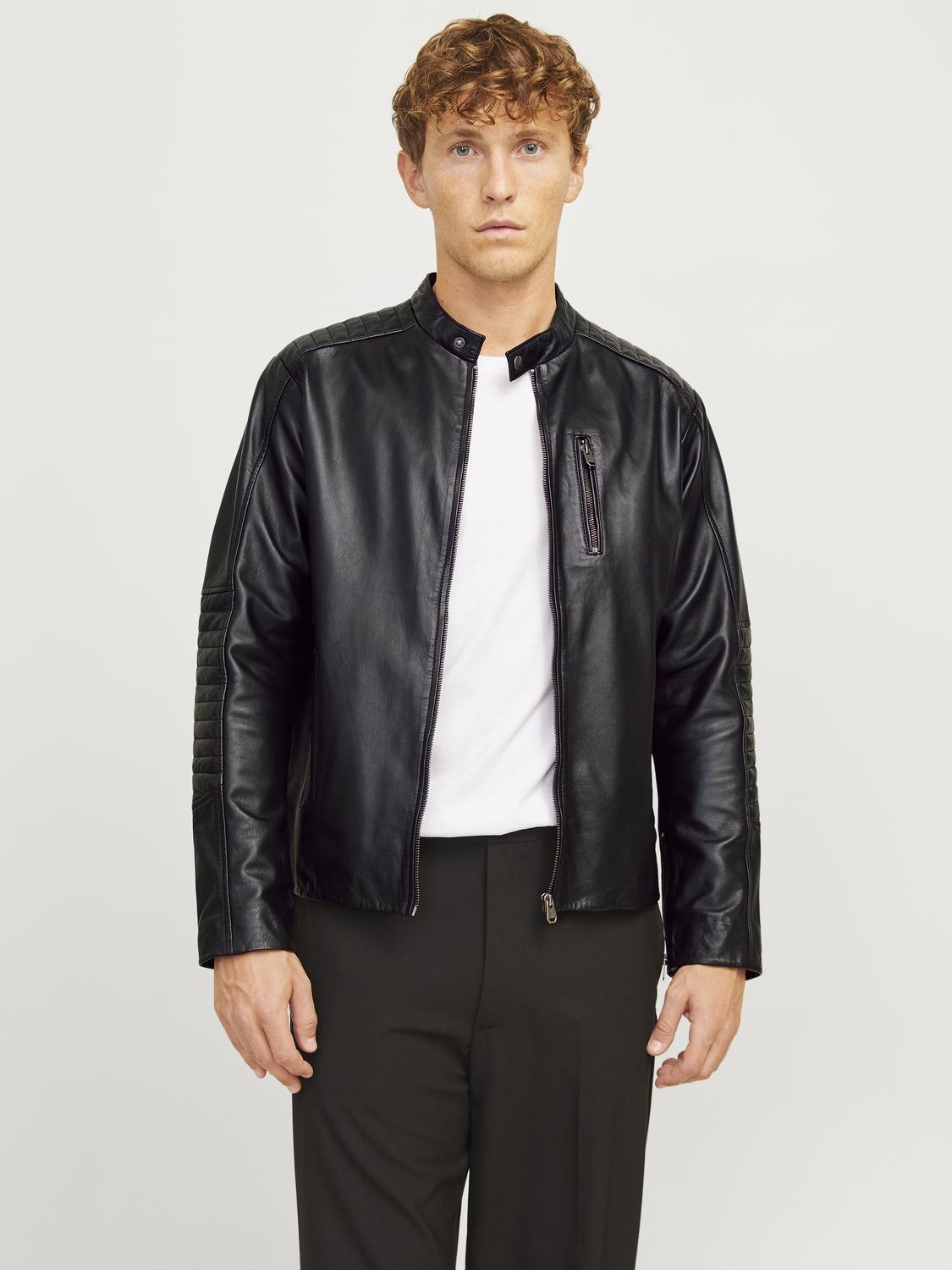 OVERTØJ - Jjeliam Lamb Leather Jacket Noos -  - Hr Ravn