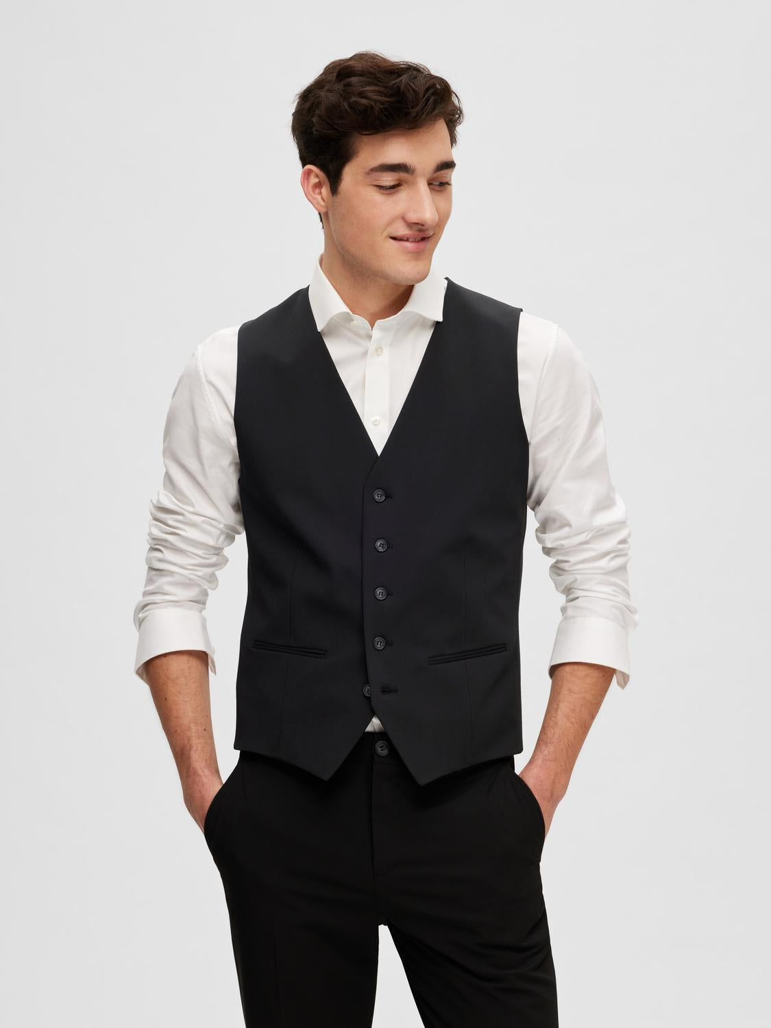 Waistcoats - Slhslim-Liam Wct Flex Noos -  - Hr Ravn