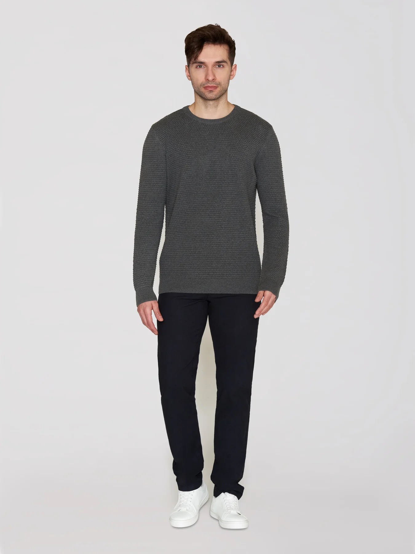 STRIK - Bubble knit crew neck -  - Hr Ravn