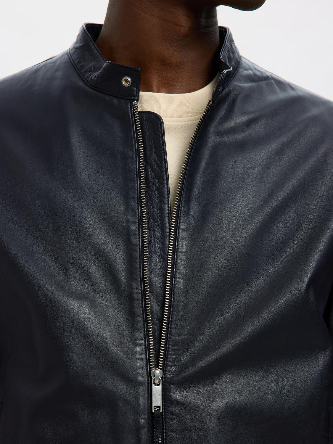 Jackets - Slharchive Classic Leather Jkt Noos -  - Hr Ravn