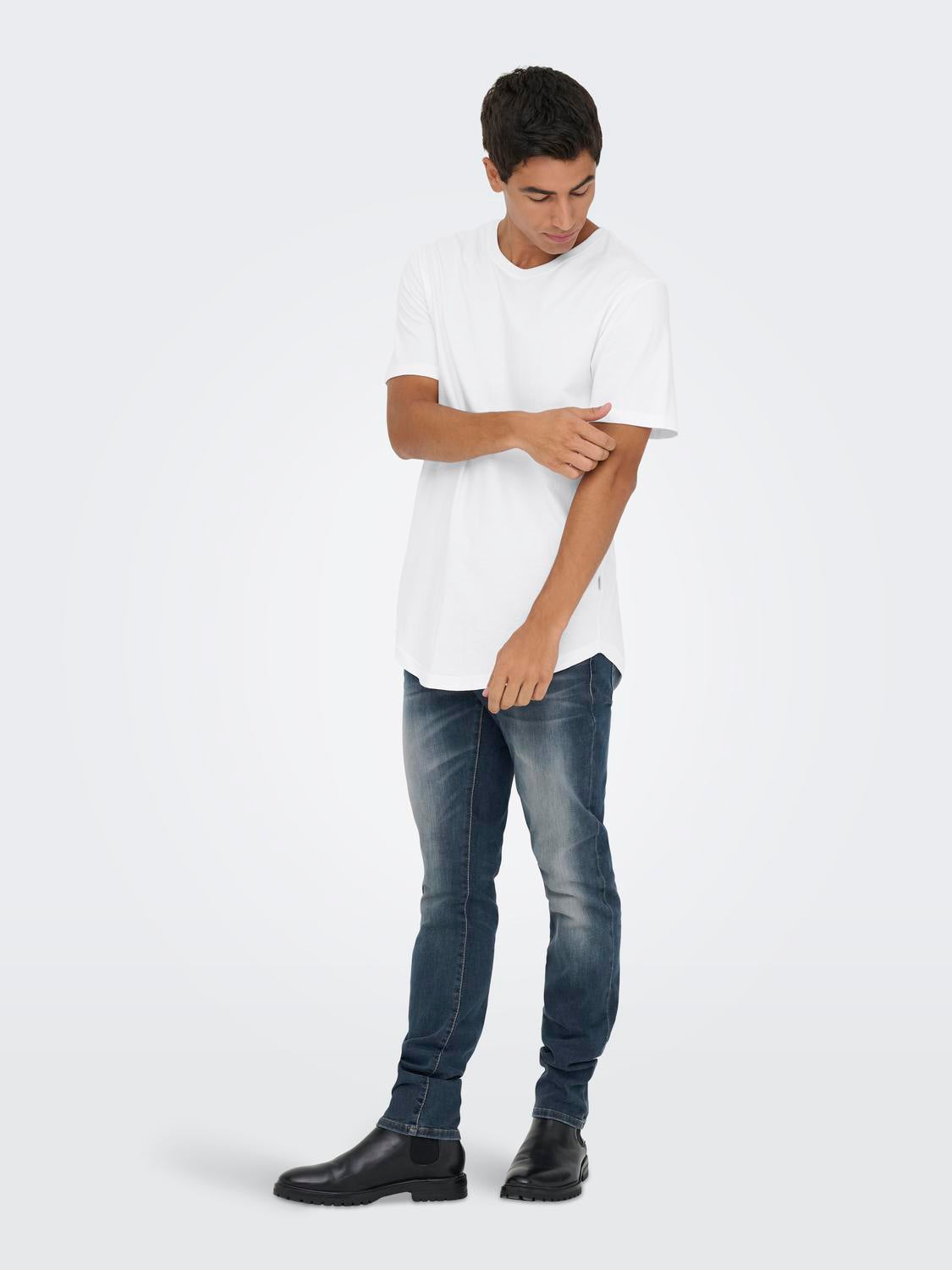 T-shirts - Onsmatt Longy Ss Tee 3-Pack -  - Hr Ravn