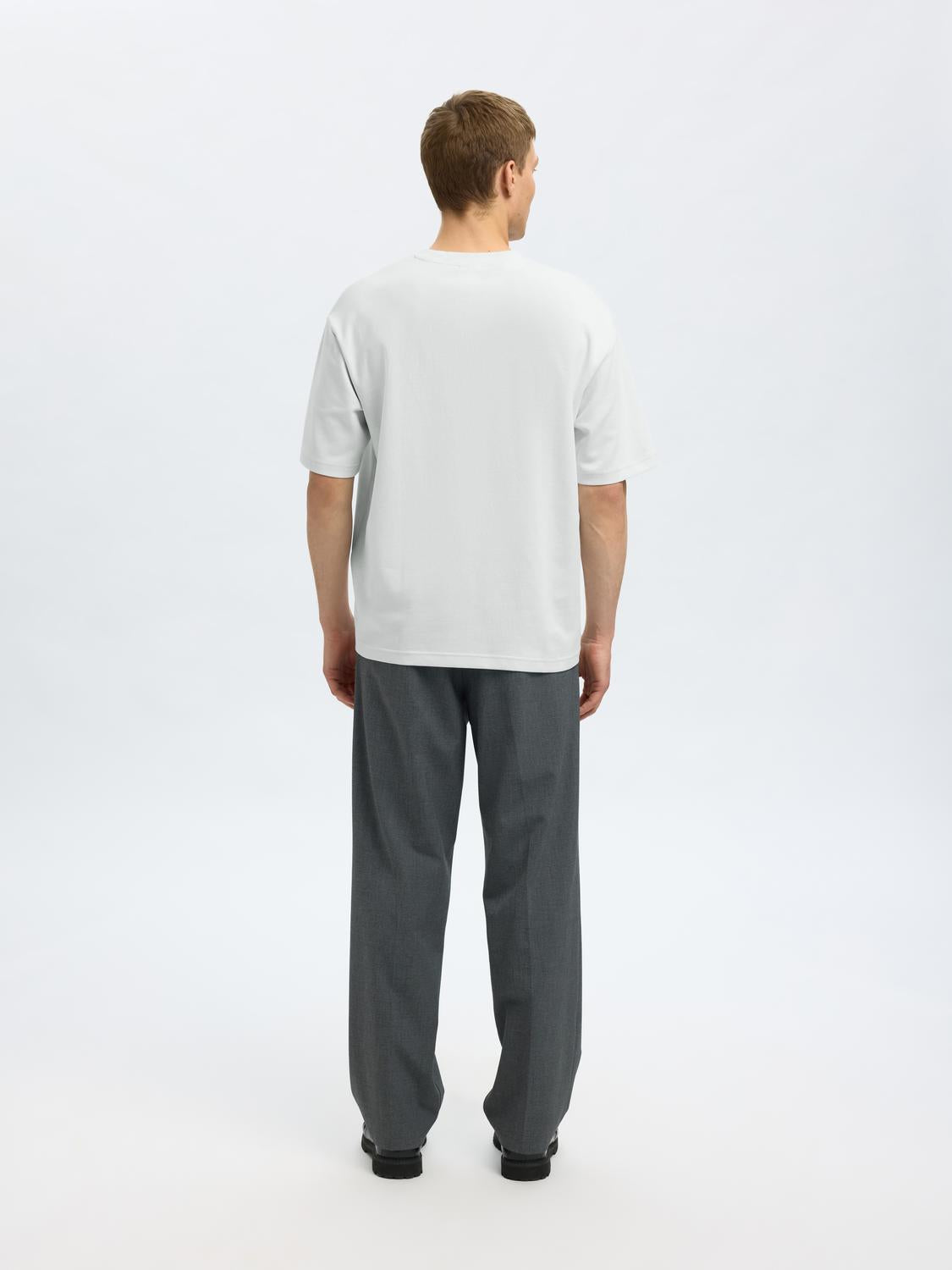 Slhlooseoscar Ss O-Neck Tee Noos