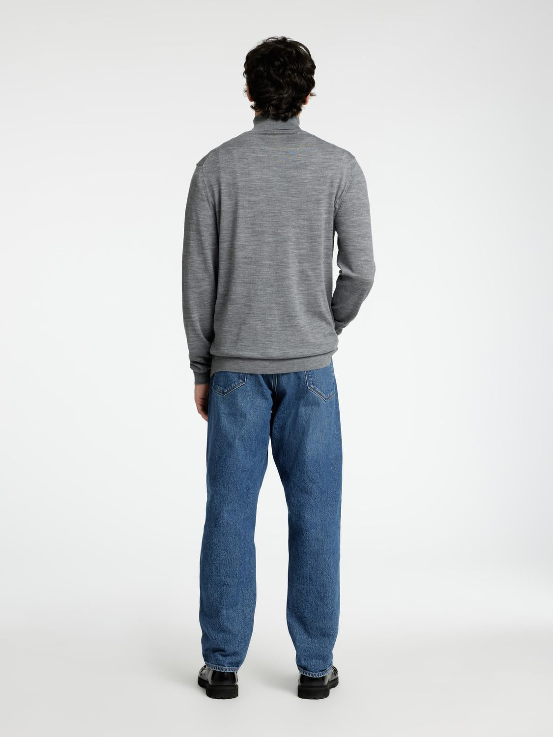 Pullovers - Slhtray Ls Knit Merino Roll Neck Noos -  - Hr Ravn