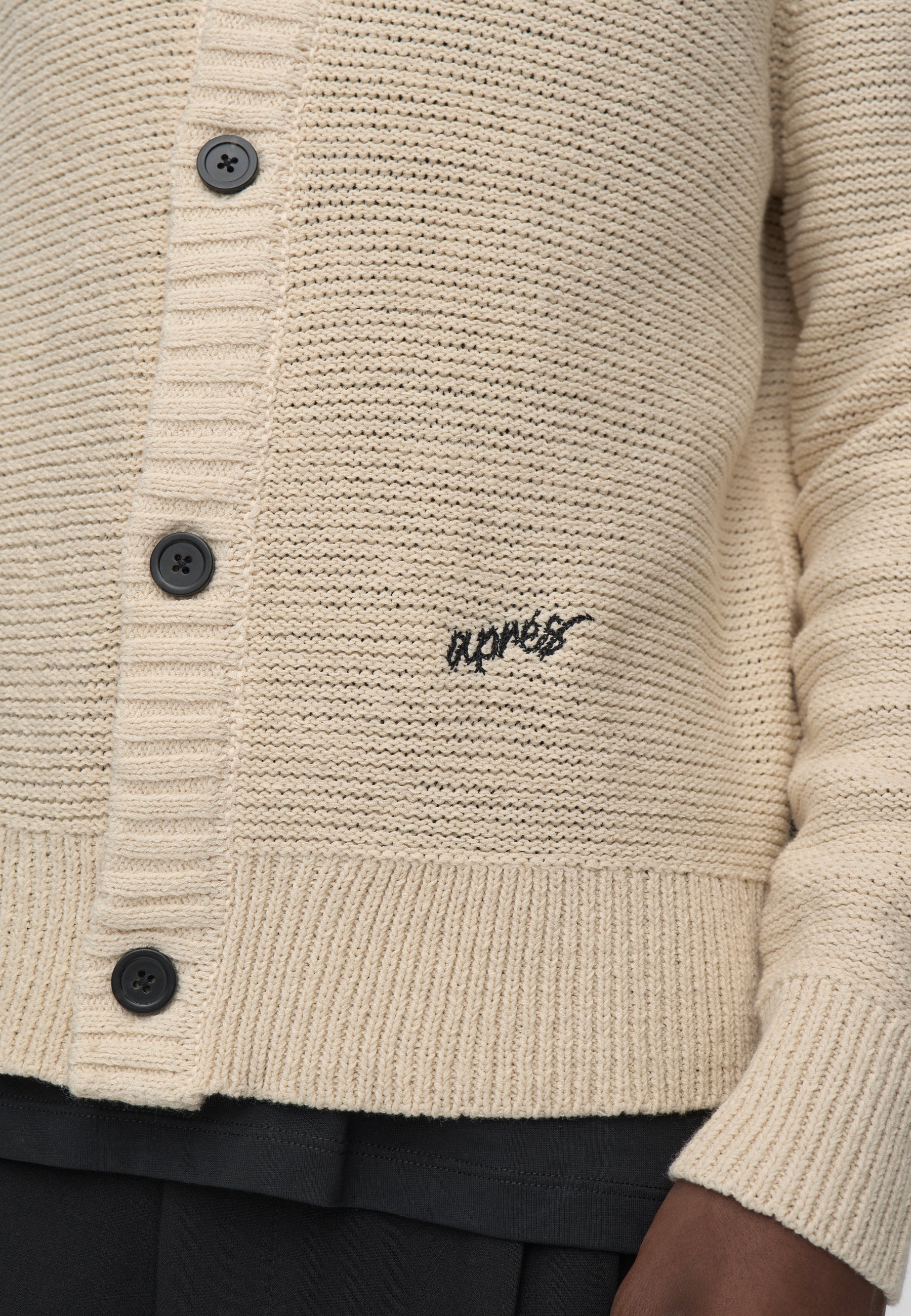 minimum male Vincent rlx ls cardigan 4548 Cardigan 0608 Coco Milk