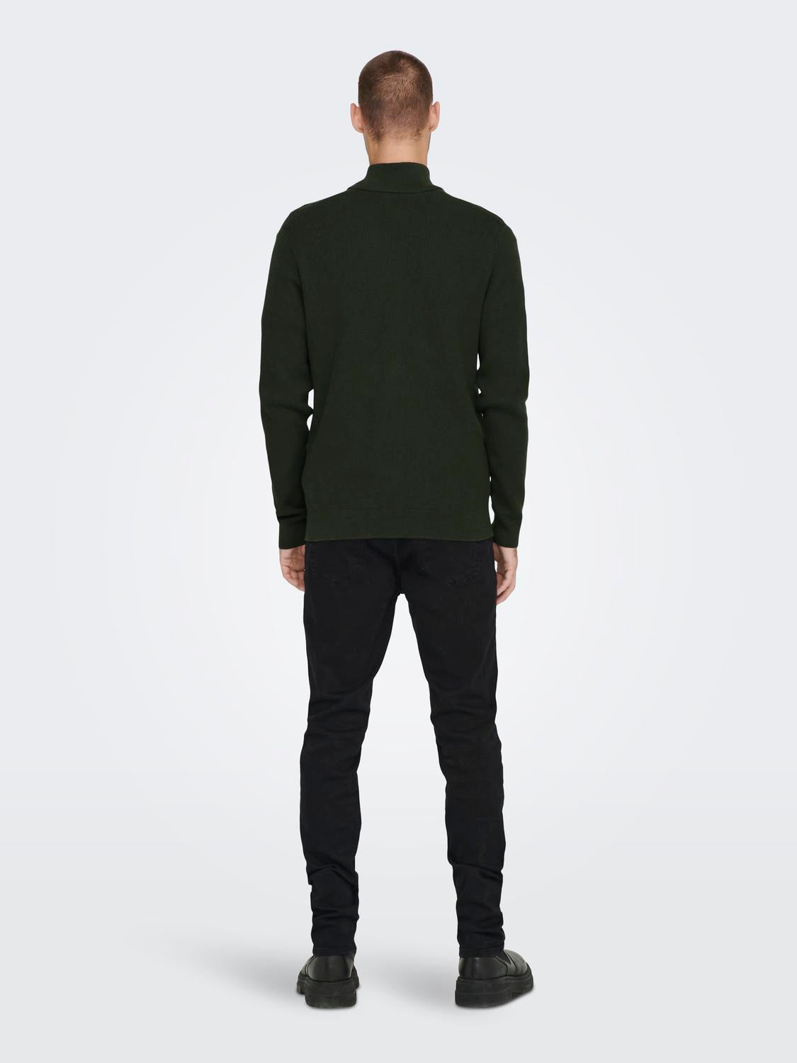 Onsphil Reg 12 Struc Half Zip Knit Noos