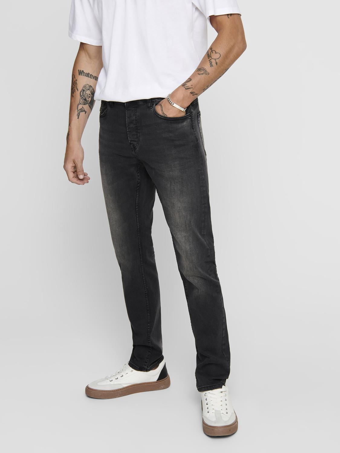 JEANS - Onsloom Slim Wash Blk 0447 Dia Dnm Noos -  - Hr Ravn