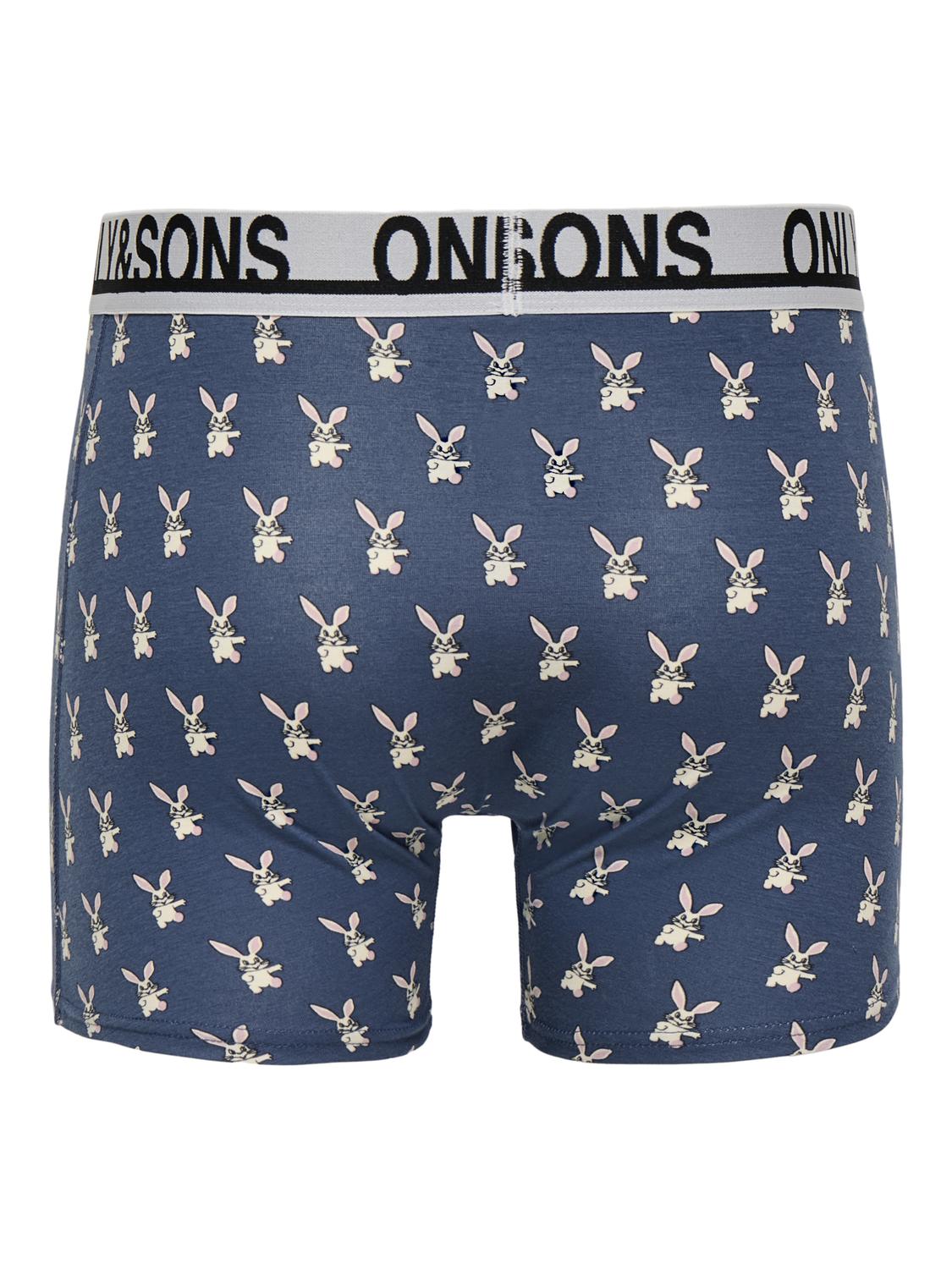 Trunks - Onsfitz Print Wb Bold Stripe Boxer 1Pack -  - Hr Ravn