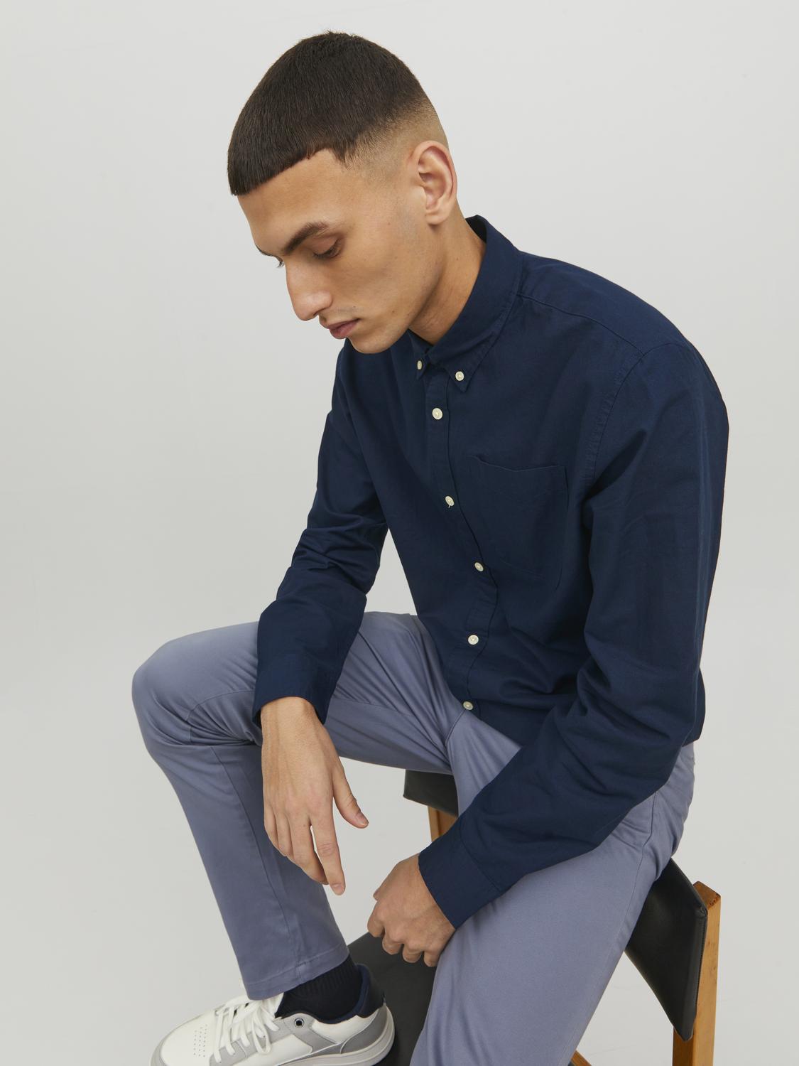 Shirts - Jjeoxford Shirt Ls Noos -  - Hr Ravn