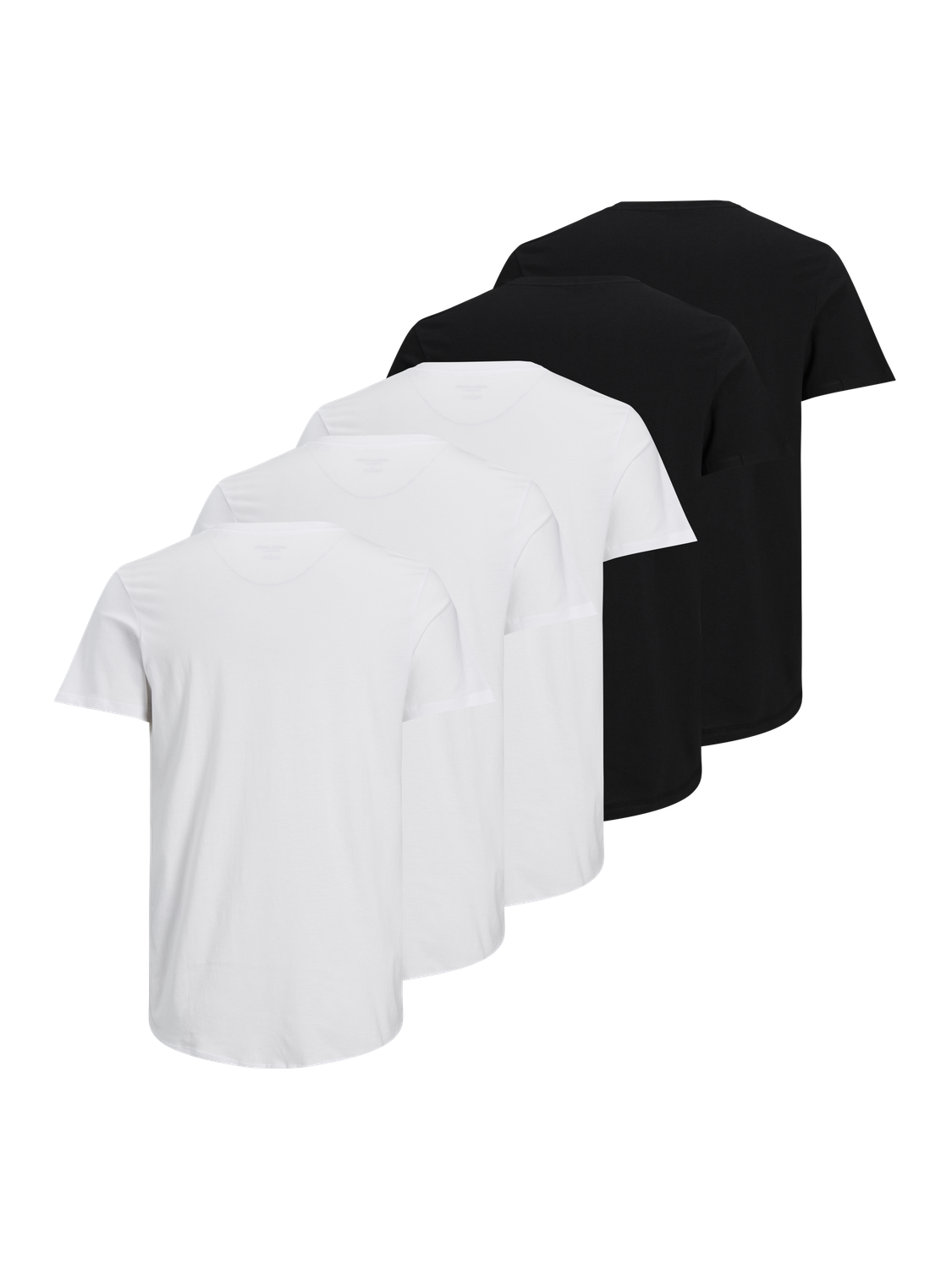 T-shirts - Jjenoa Tee Ss Crew Neck 5Pk Mp Noos -  - Hr Ravn