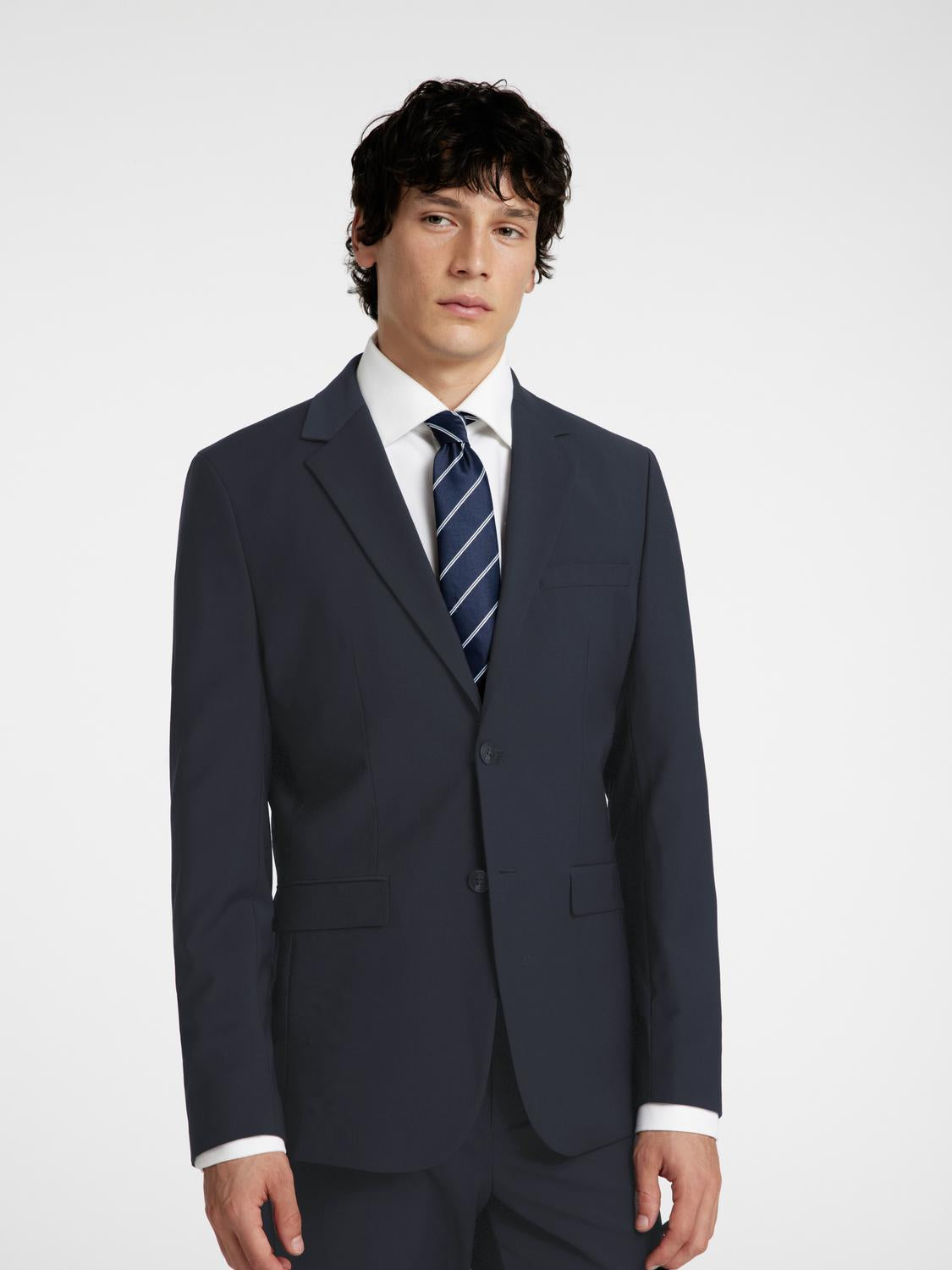 BLAZER - Slhslim-Theo Wool Blend Blz Flex Noos -  - Hr Ravn