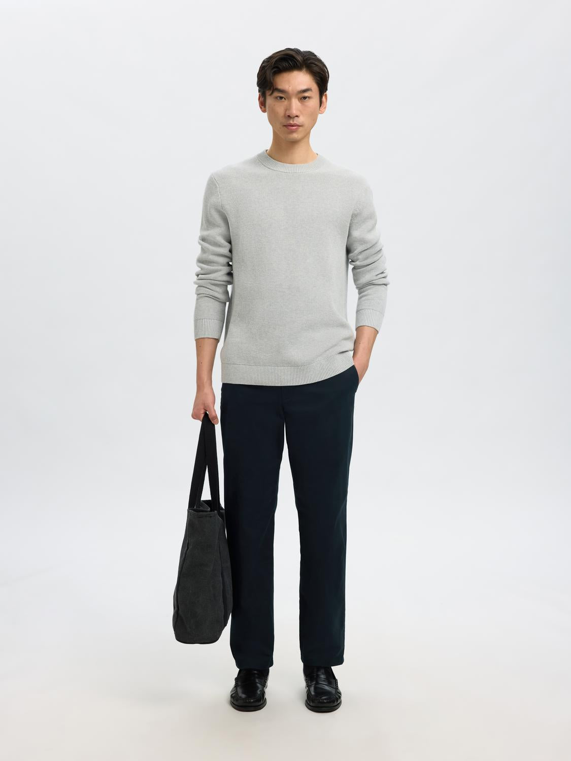 Trousers - Slh196-Straight New Miles Flex Pant Noos -  - Hr Ravn