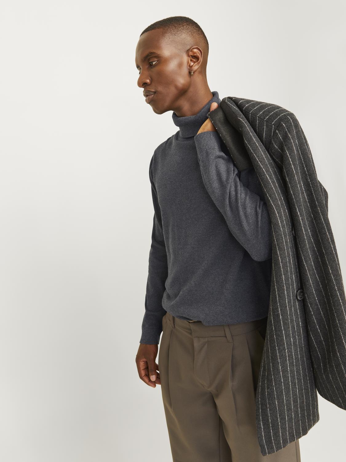 Pullovers - Jjebasic Knit Roll Neck Noos -  - Hr Ravn