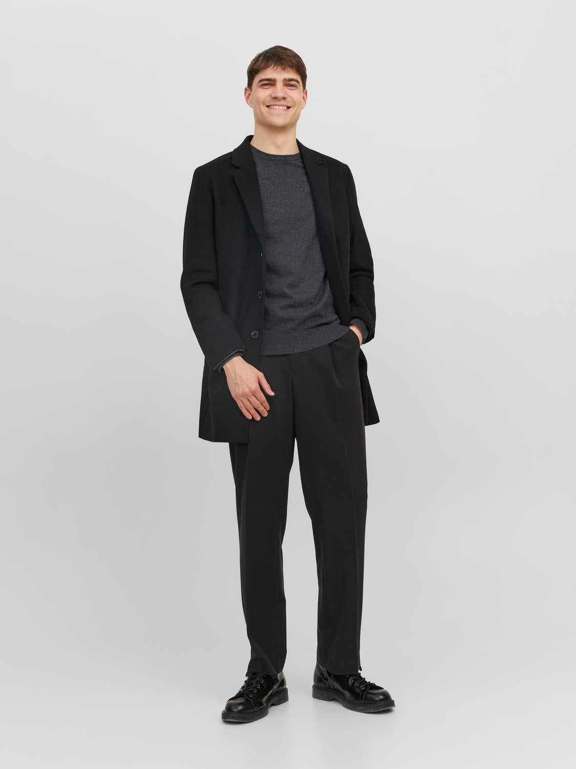 STRIK - Jjeemil Knit Cable Crew Neck Noos -  - Hr Ravn