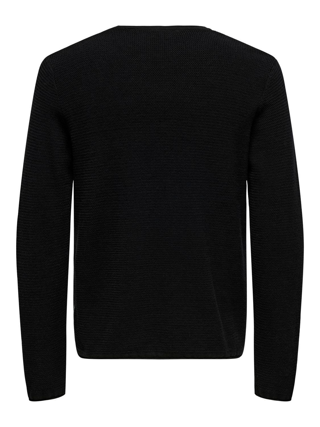 Onseric Reg 12 Struc Crew Knit Noos