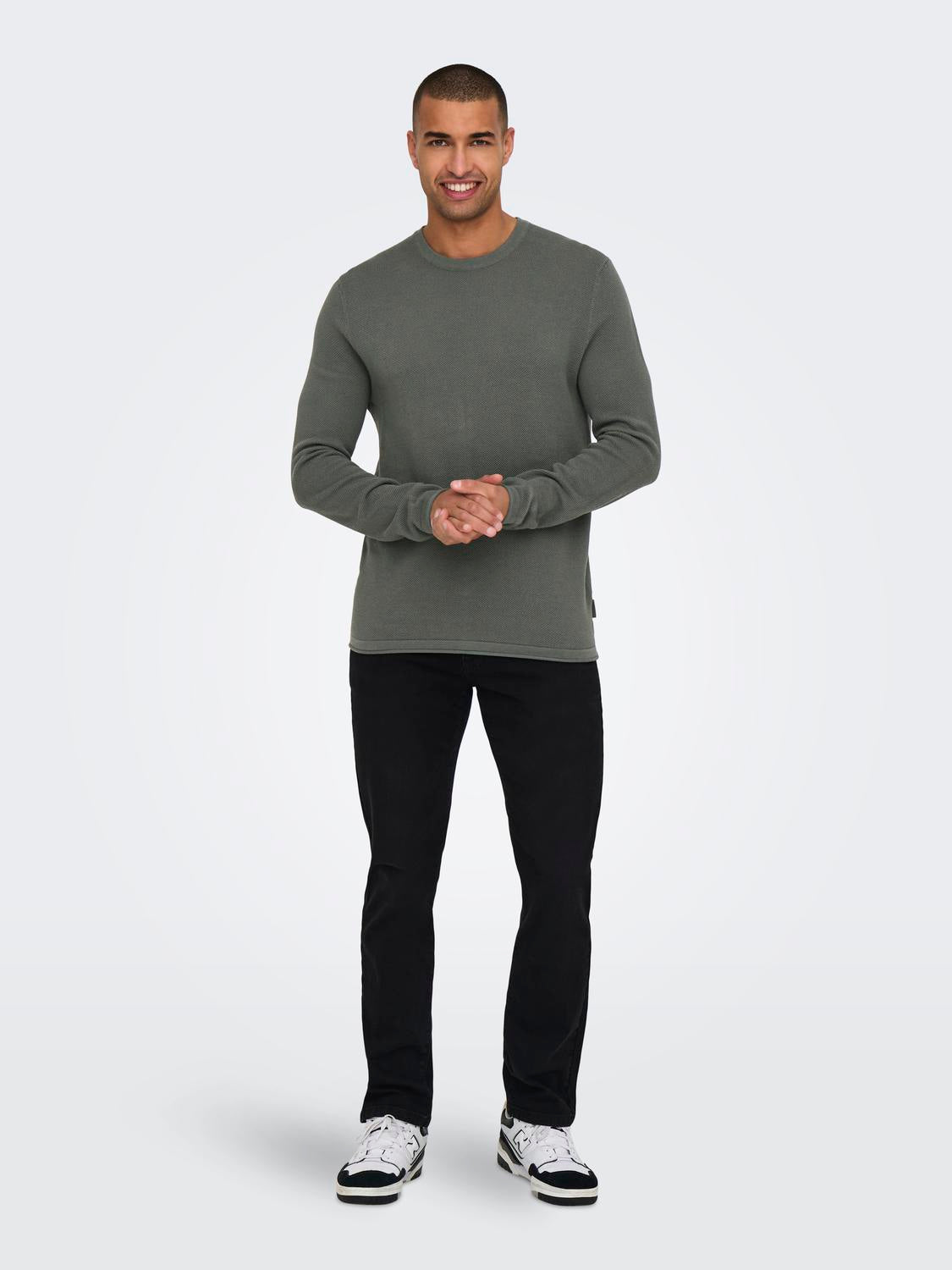 Onsfelix Reg 12 Crew Knit Noos
