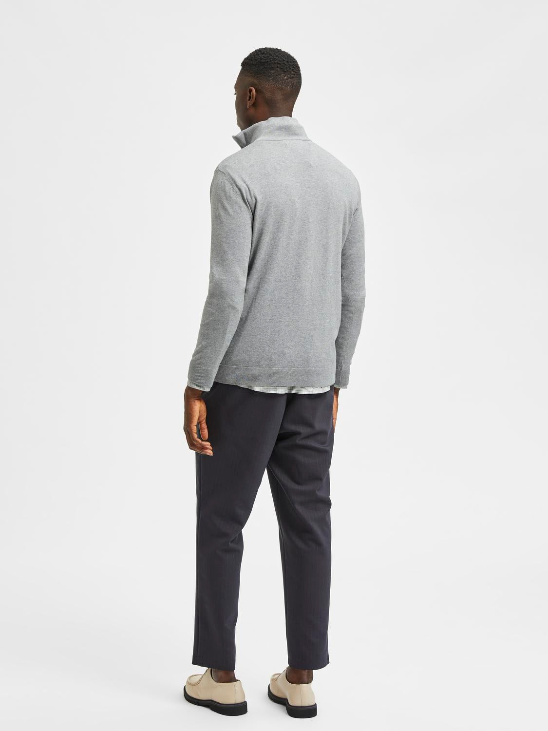 Slhberg Ls Half Zip Noos