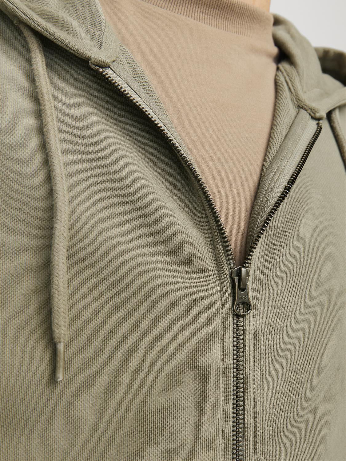 SWEATSHIRTS - Jjecharge Faded Sweat Zip Hood Noos -  - Hr Ravn