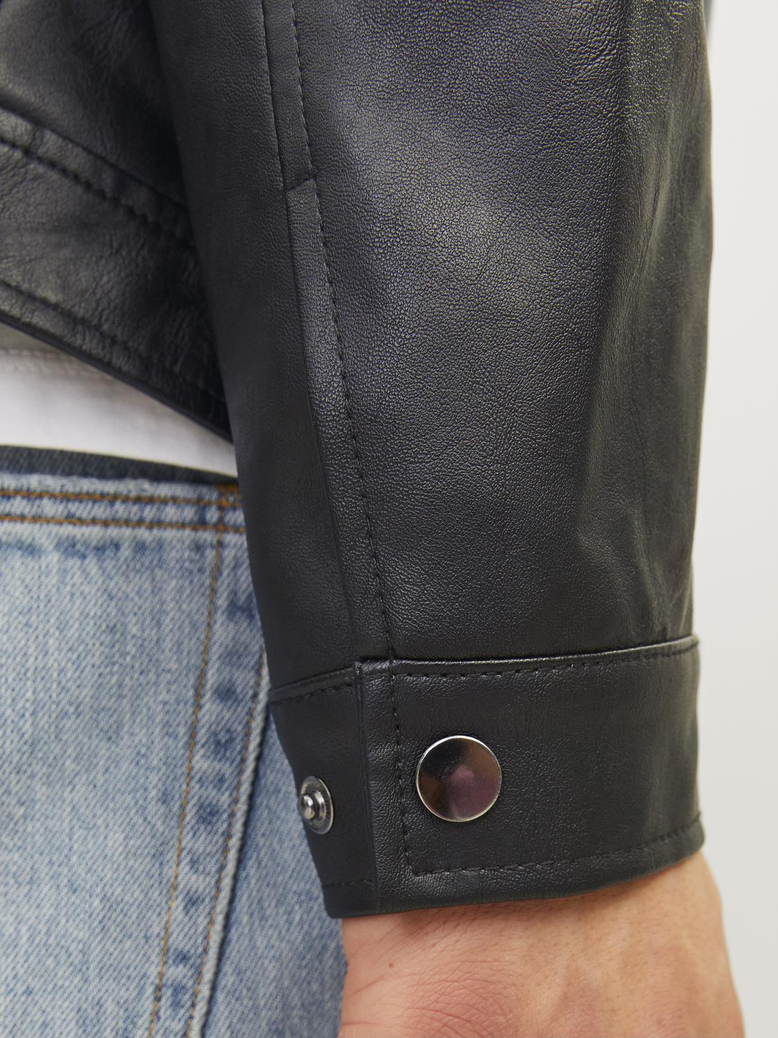 Jackets - Jjedylan Pu Biker Jacket Noos -  - Hr Ravn