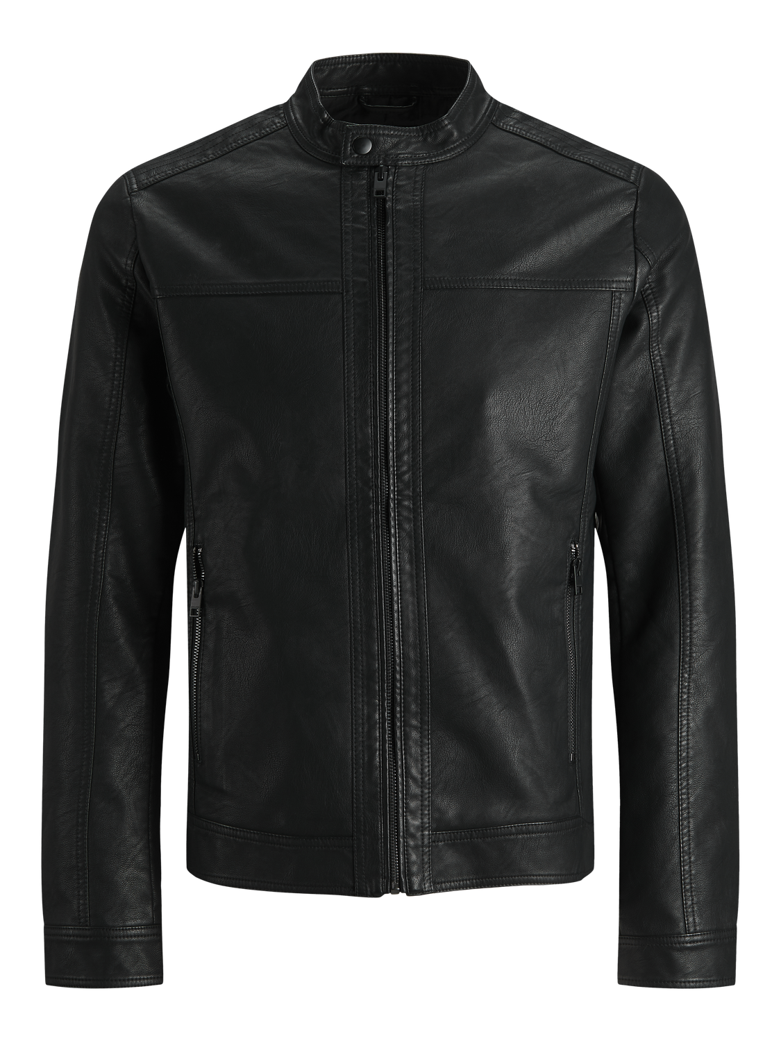 OVERTØJ - Jjewarner Washed Pu Jacket Noos -  - Hr Ravn