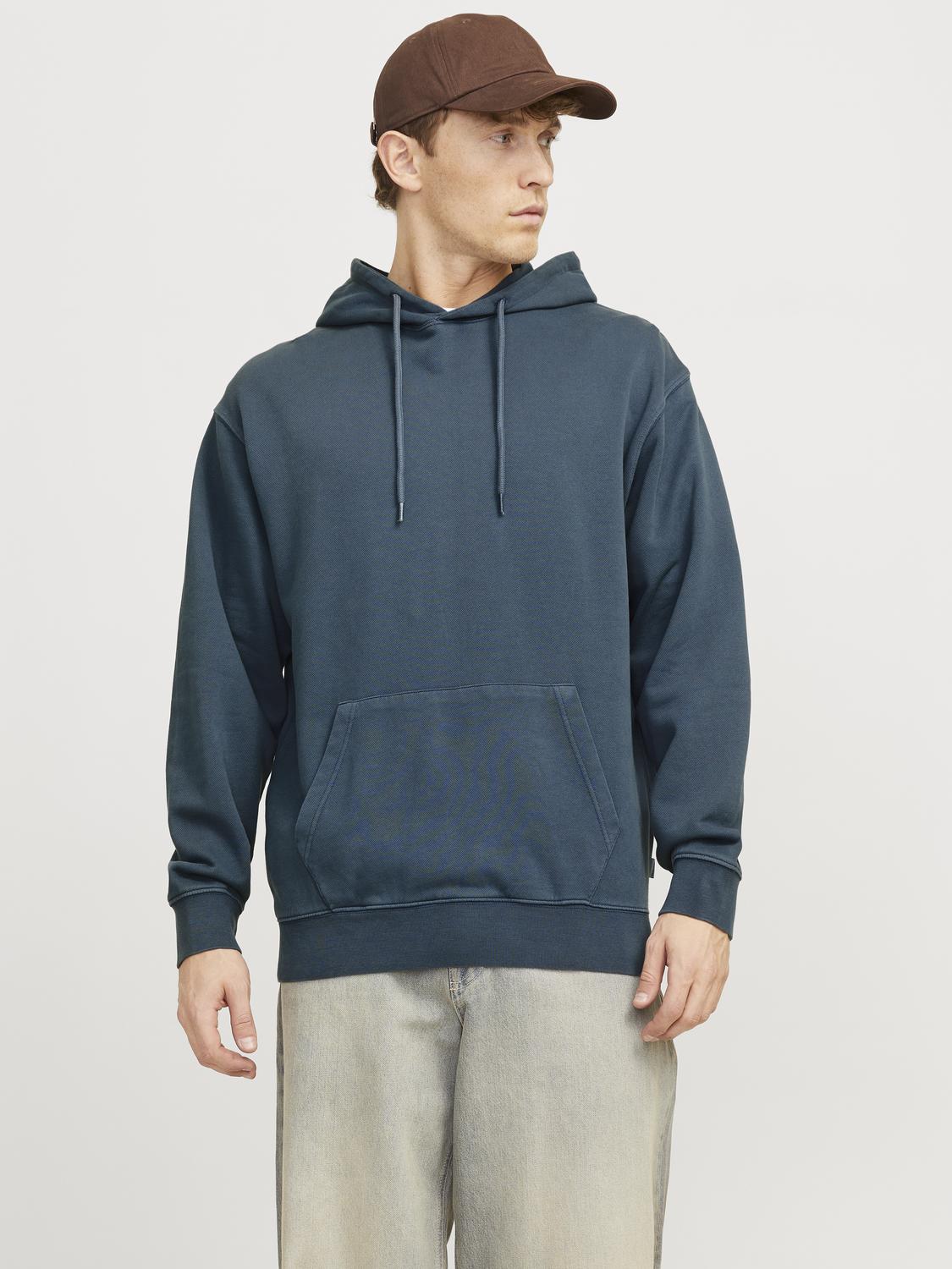 SWEATSHIRTS - Jjecharge Faded Sweat Zip Hood Noos -  - Hr Ravn